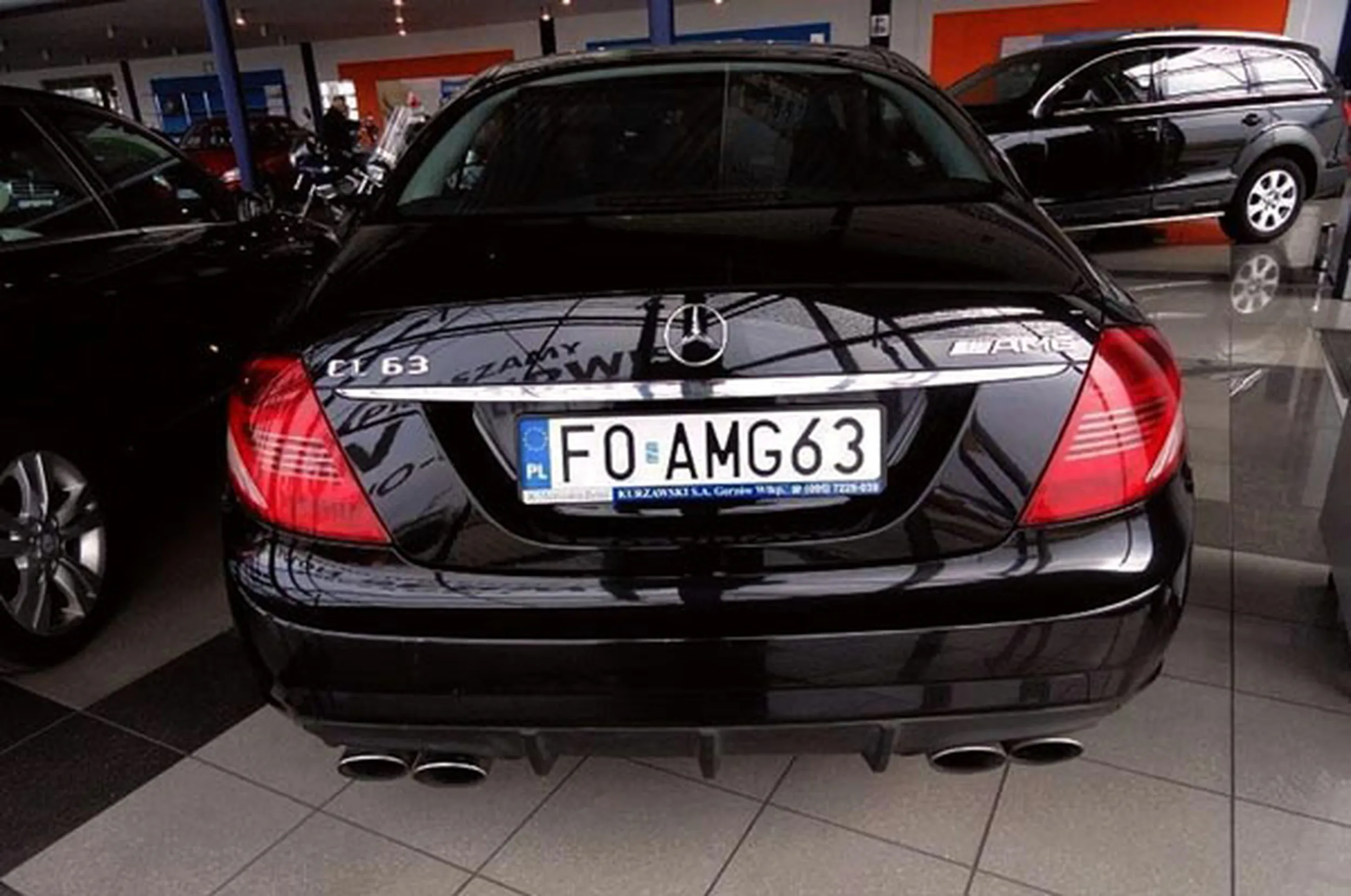 Fajny numer, blacha F0 AMG63