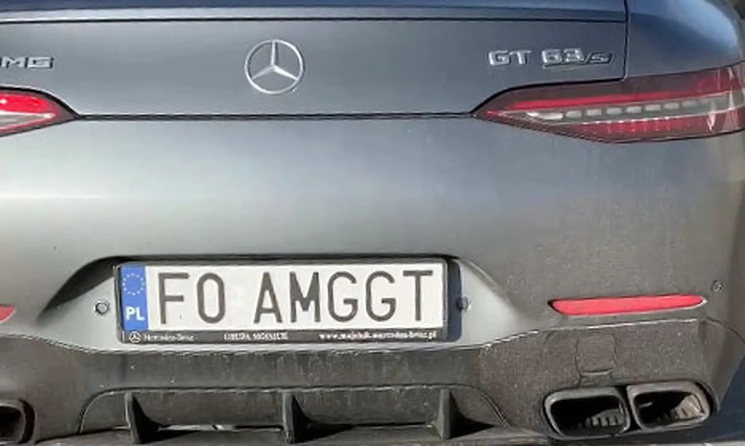 Fajny numer, blacha F0 AMGGT