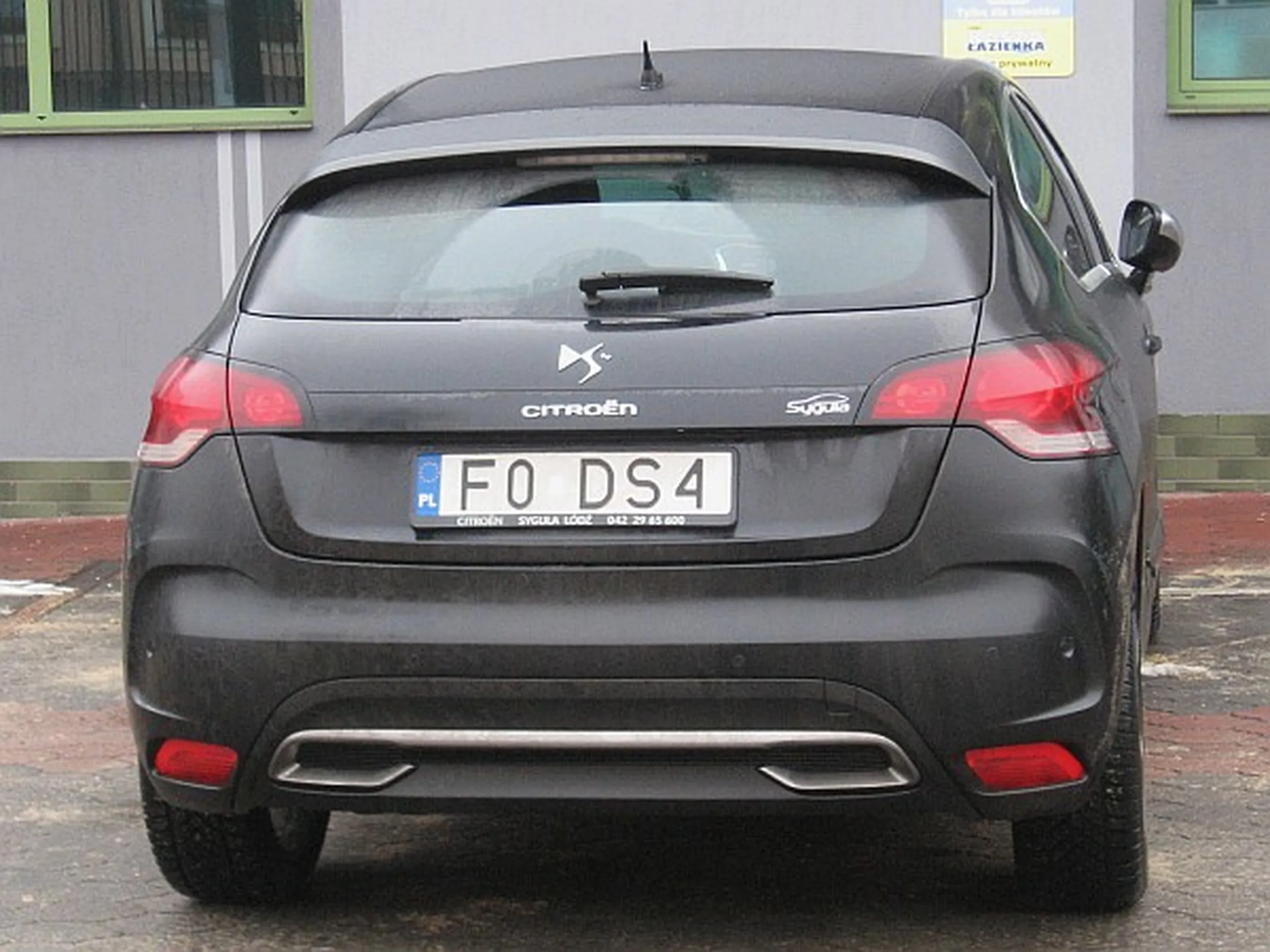 Fajny numer, blacha F0 DS4