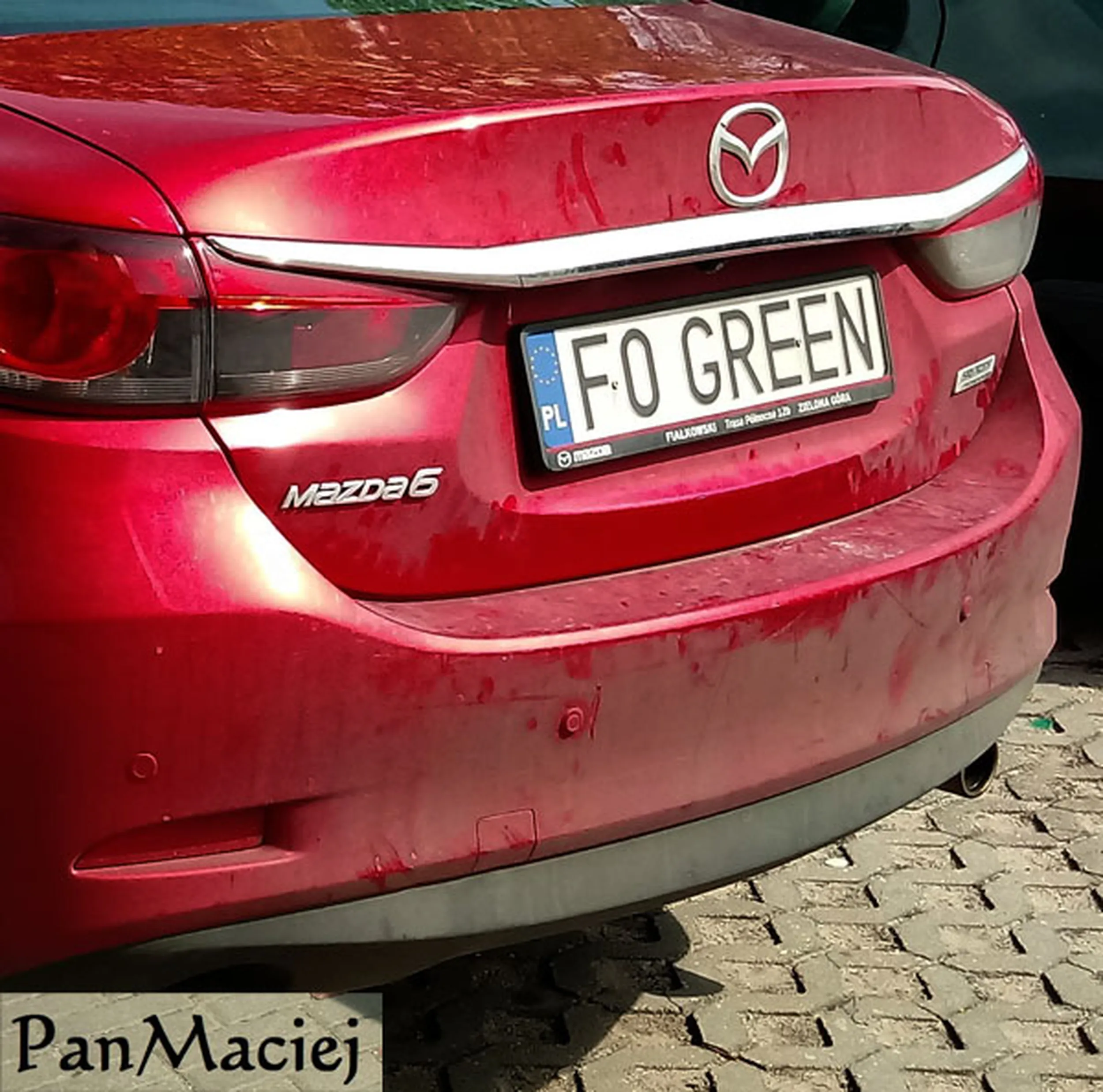 Fajny numer, blacha F0 GREEN