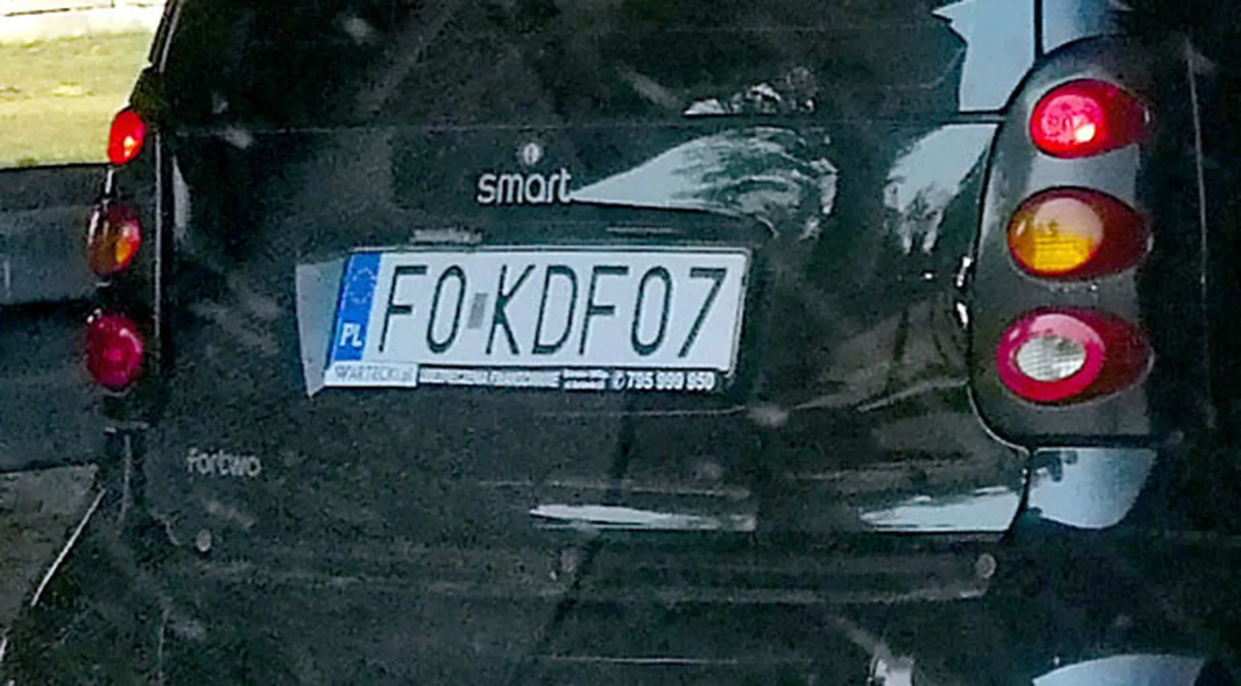 Fajny numer, blacha F0 KDF07