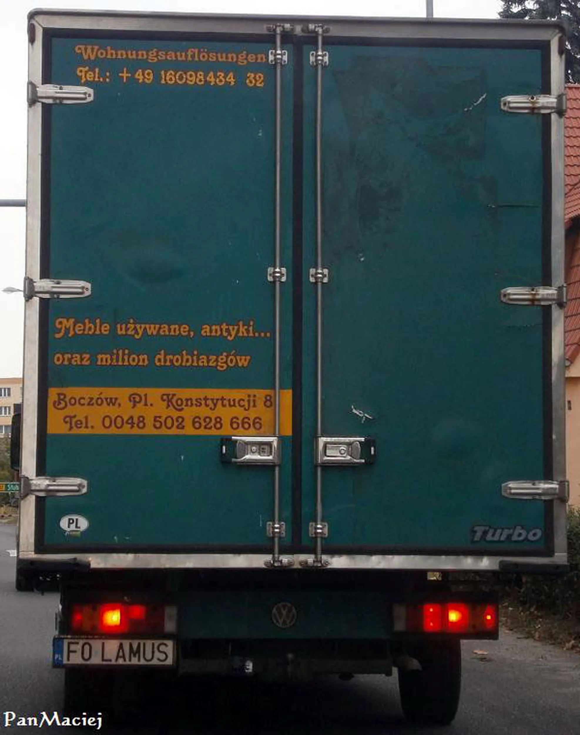 Fajny numer, blacha F0 LAMUS