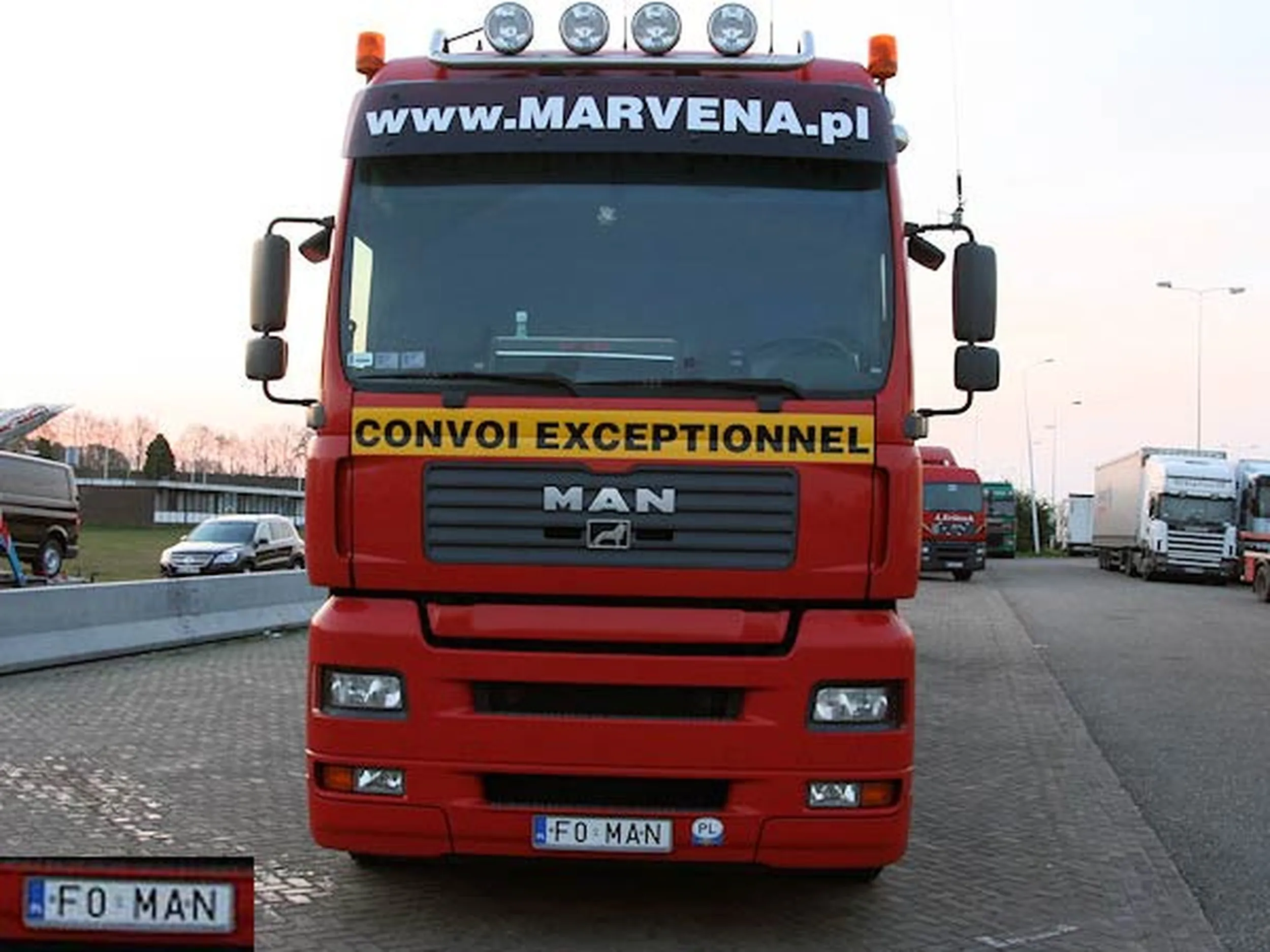 Fajny numer, blacha F0 MAN