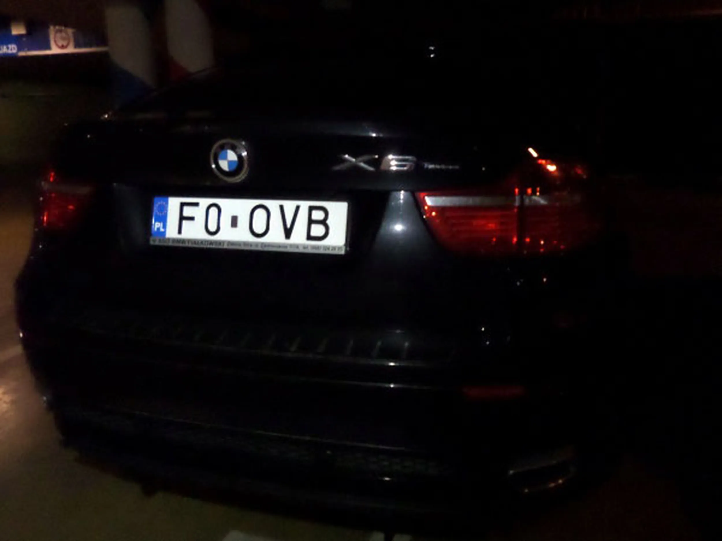 Fajny numer, blacha F0 OVB