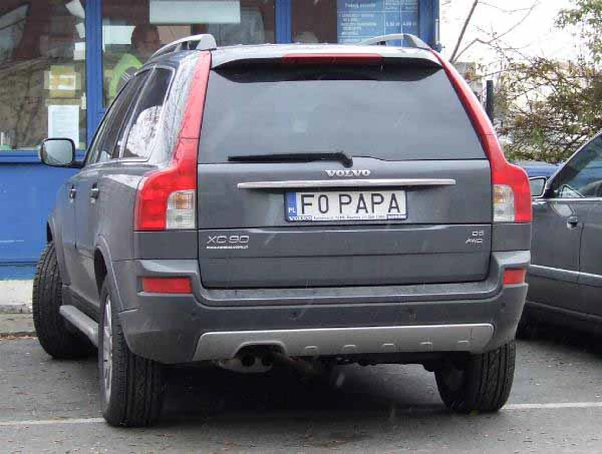 Fajny numer, blacha F0 PAPA