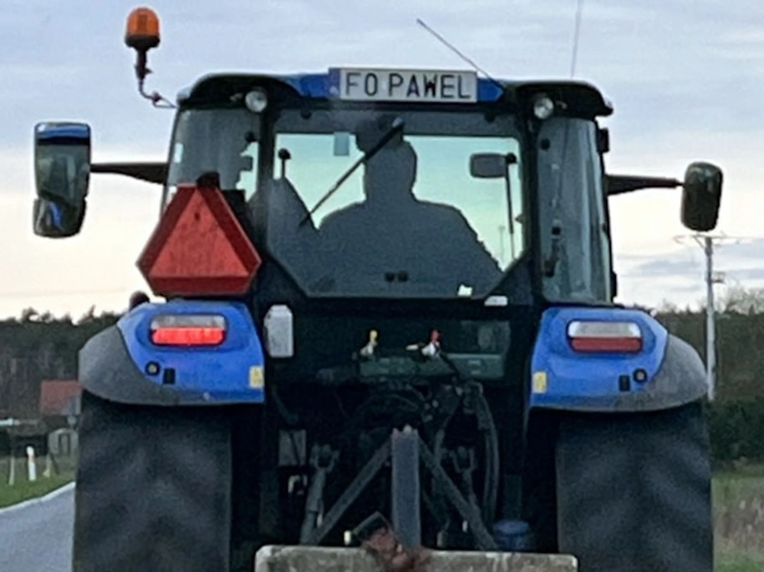 Fajny numer, blacha F0 PAWEL