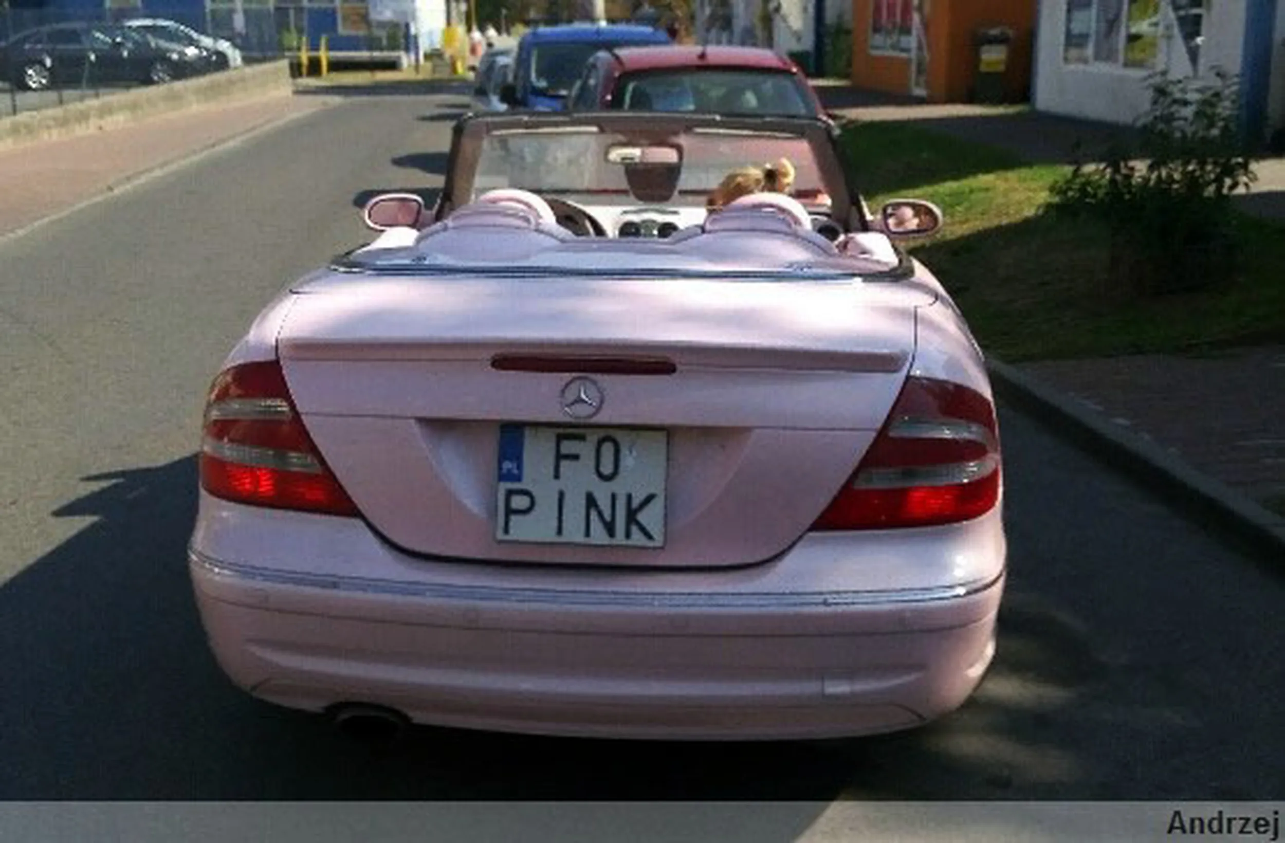 Fajny numer, blacha F0 PINK