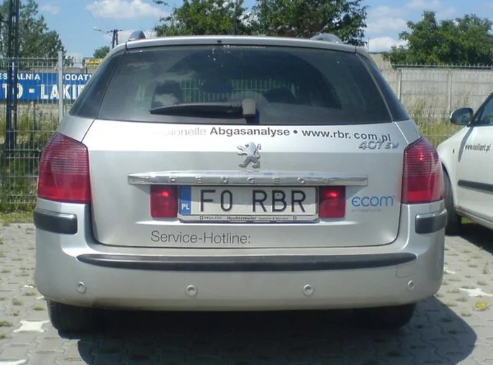 Fajny numer, blacha F0 RBR