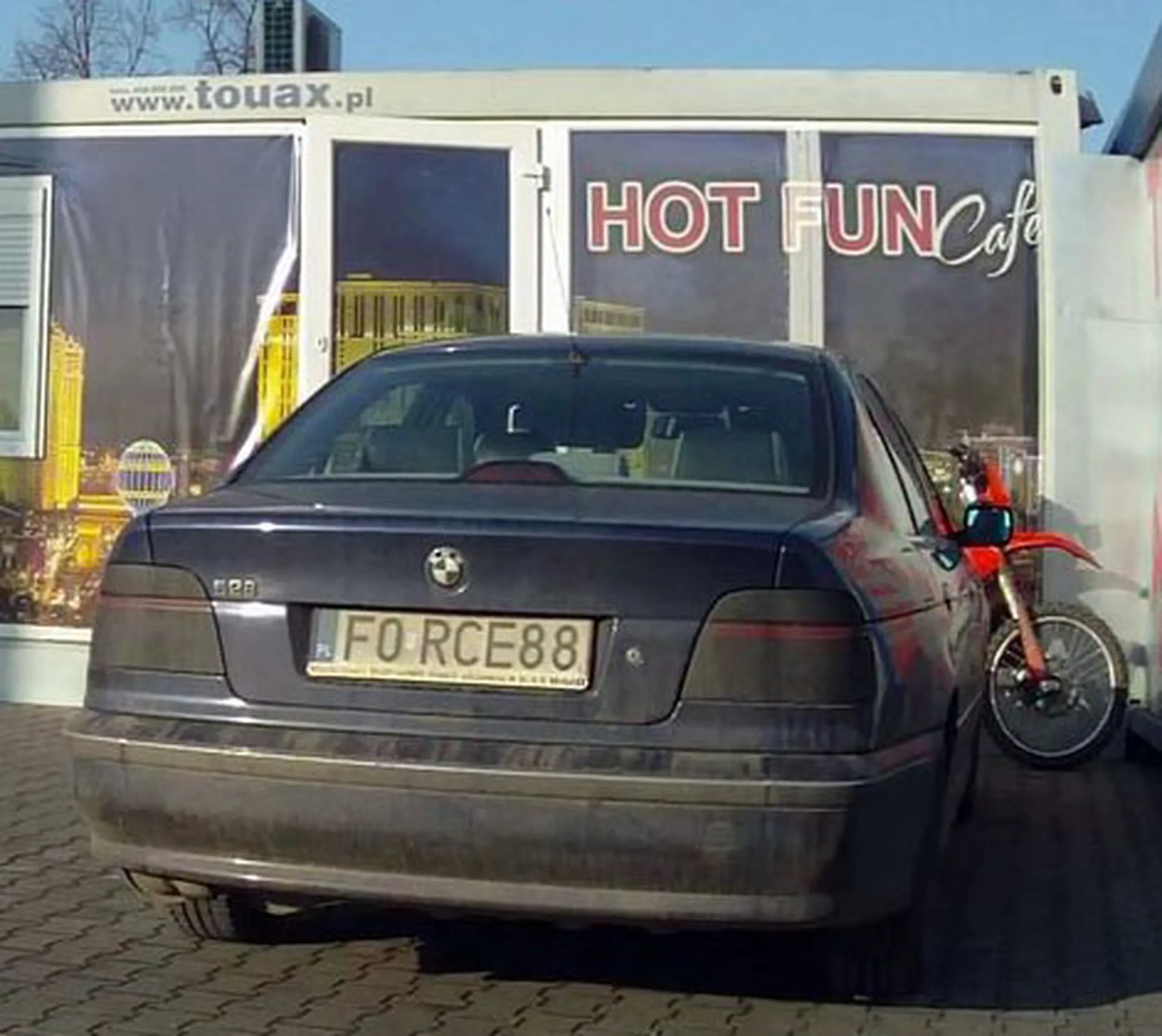 Fajny numer, blacha F0 RCE88