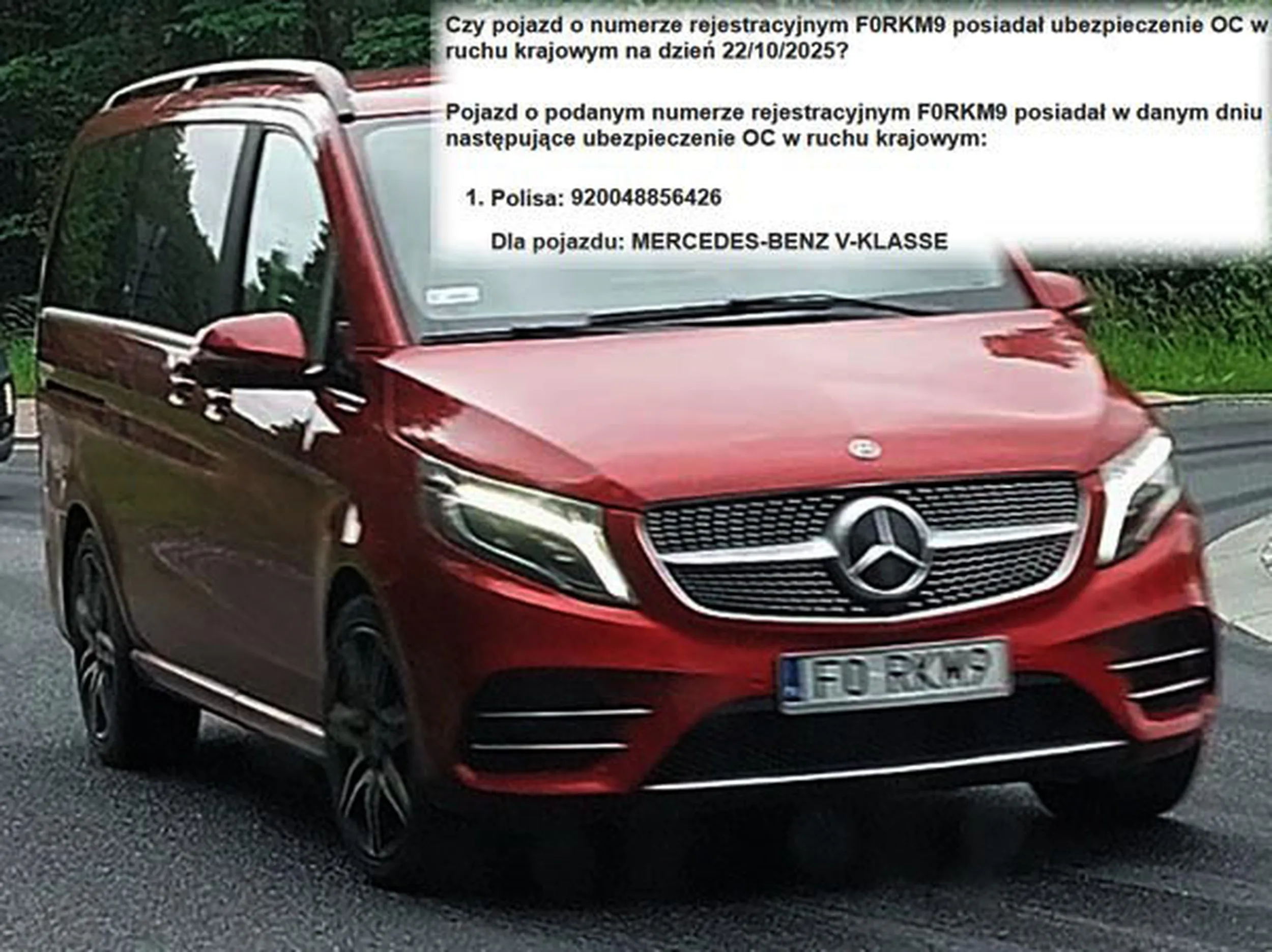 Fajny numer, blacha F0 RKM9