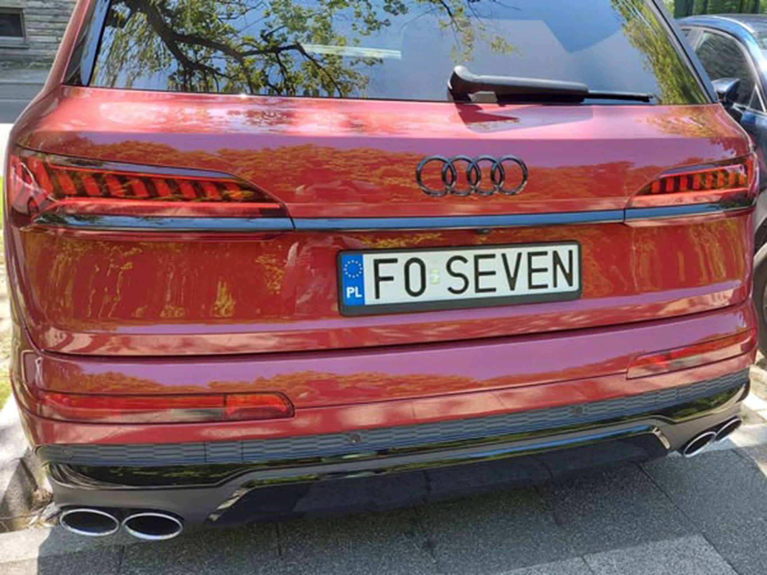 Fajny numer, blacha F0 SEVEN