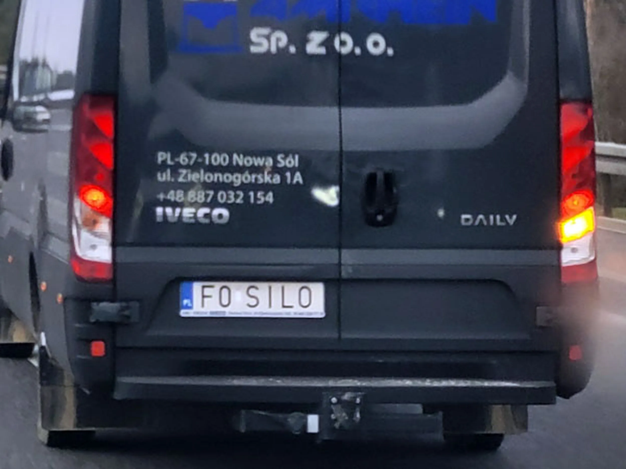 Fajny numer, blacha F0 SILO