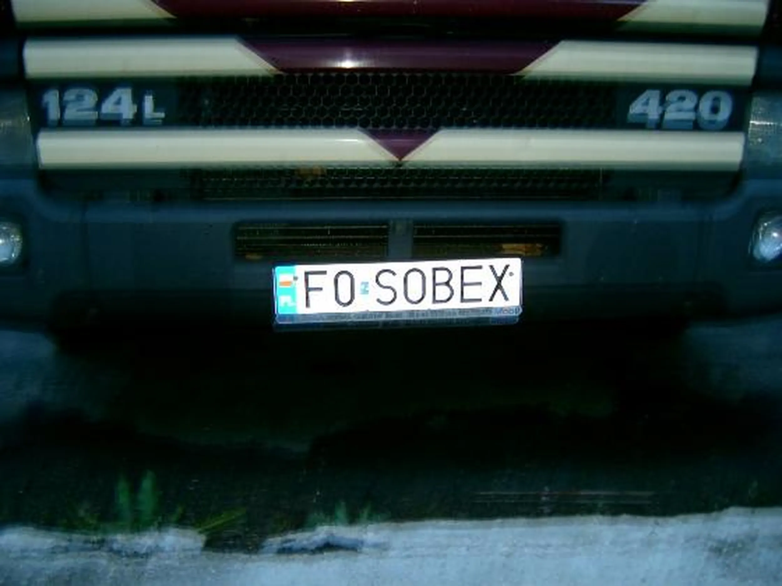 Fajny numer, blacha F0 SOBEX
