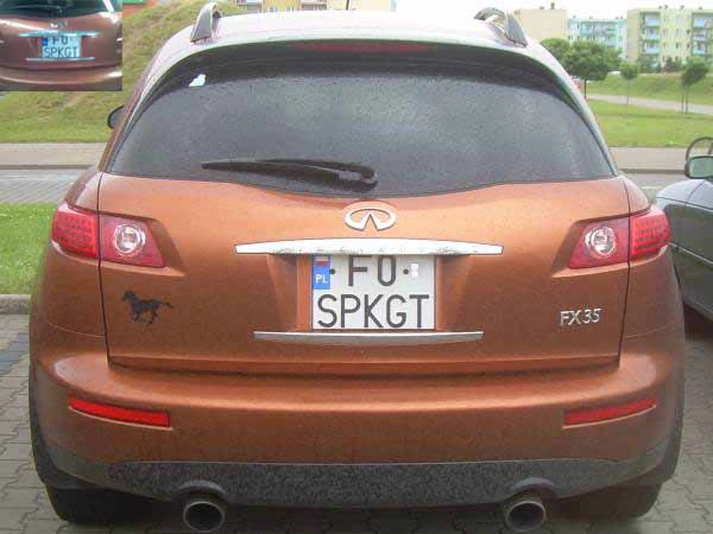 Fajny numer, blacha F0 SPKGT