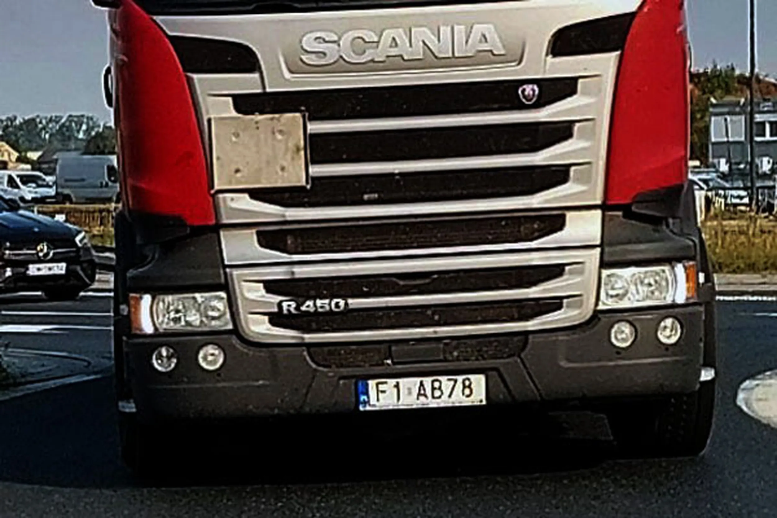 Fajny numer, blacha F1 AB78