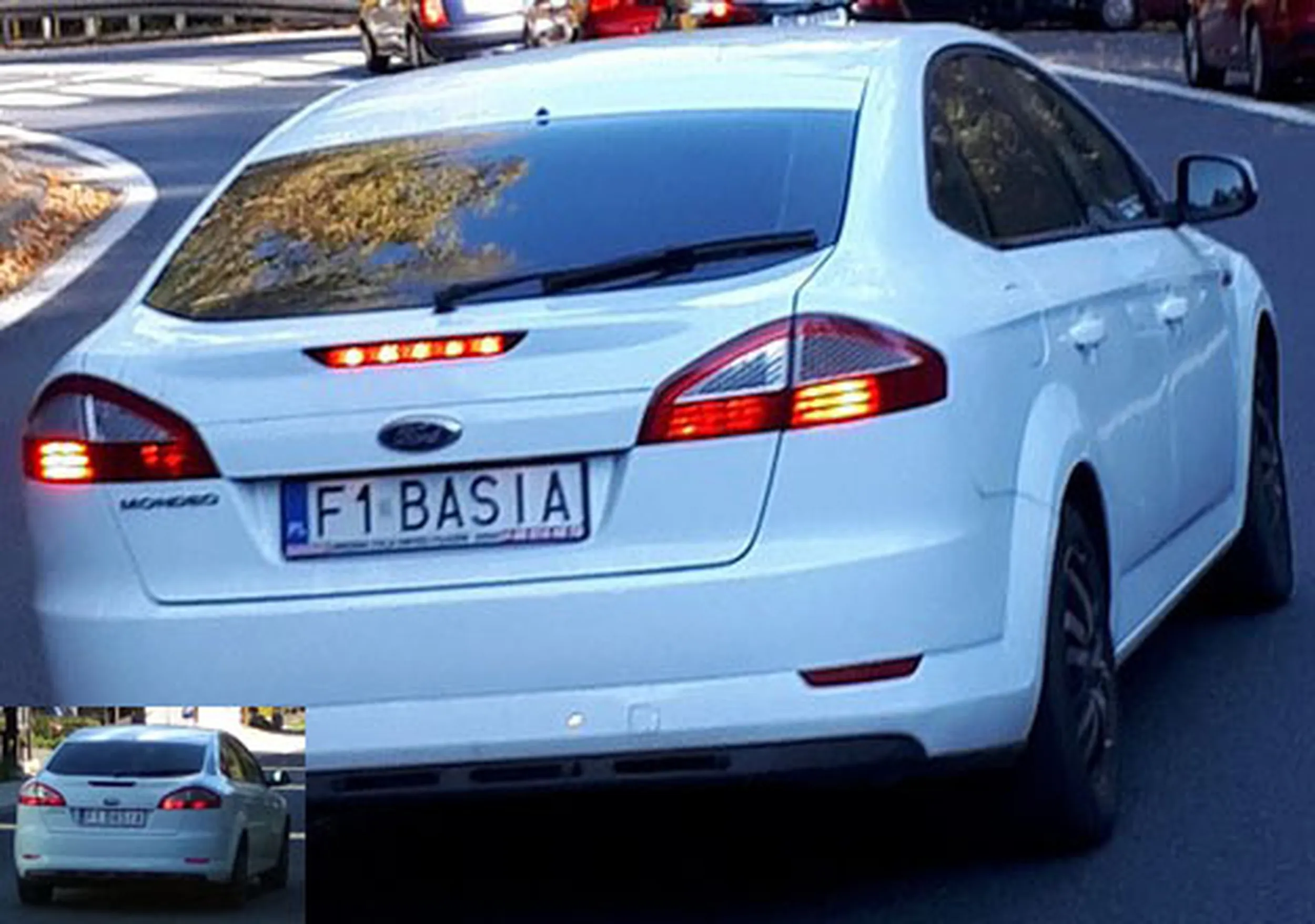 Fajny numer, blacha F1 BASIA