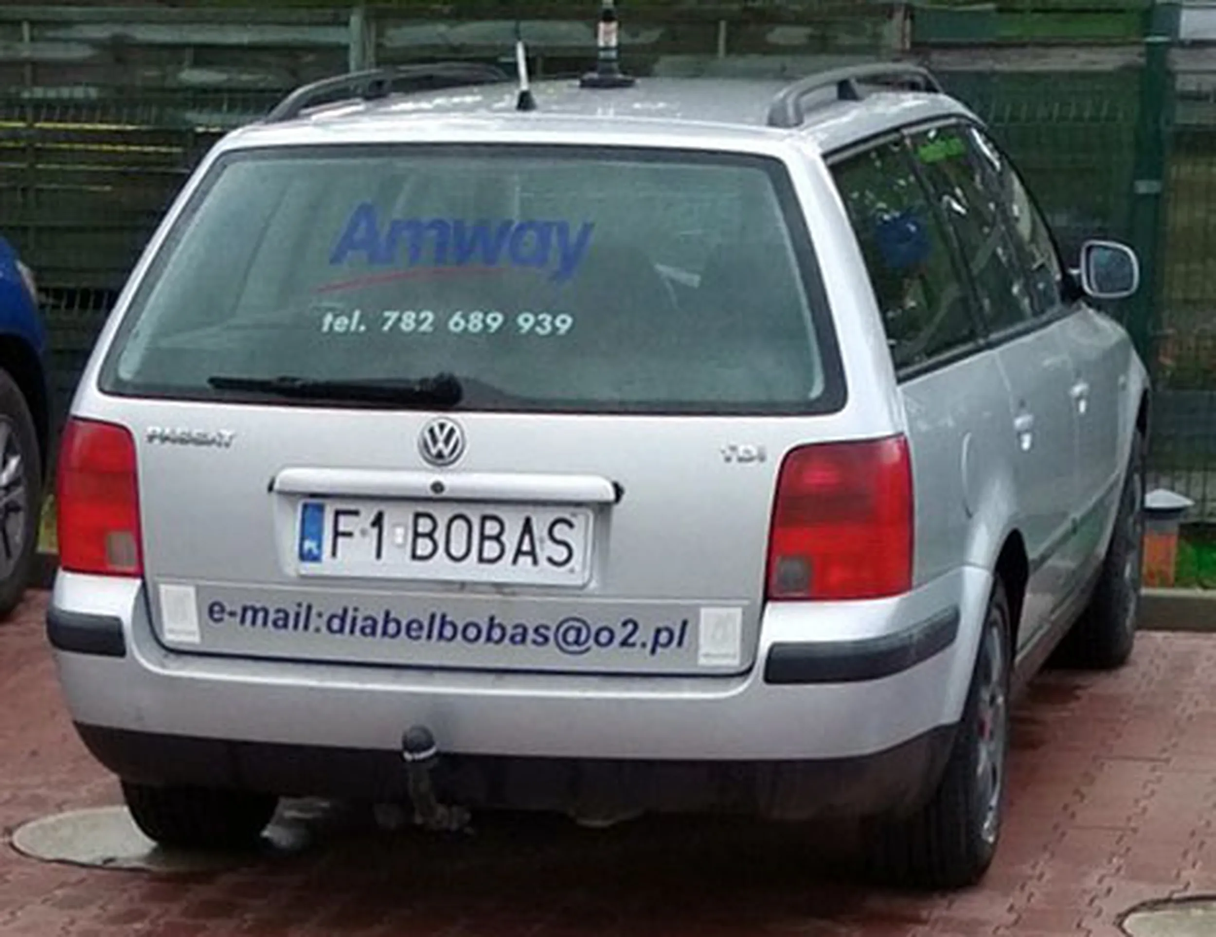 Fajny numer, blacha F1 BOBAS