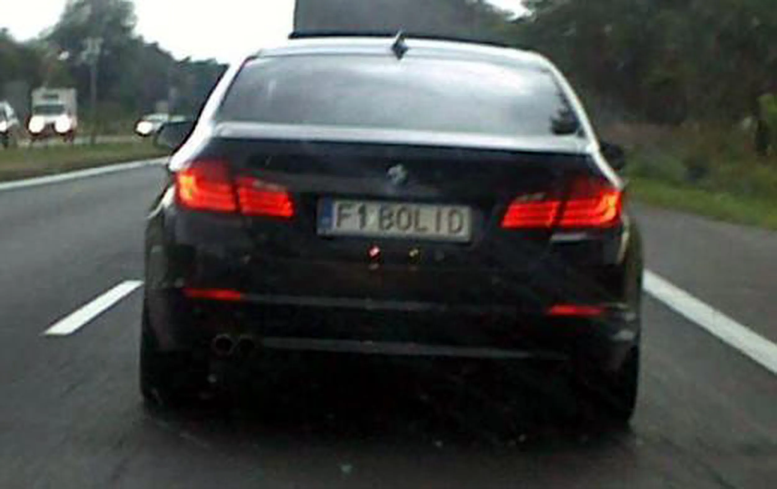 Fajny numer, blacha F1 BOLID