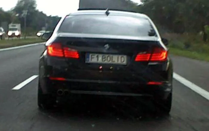 Fajny numer, blacha F1 BOLID