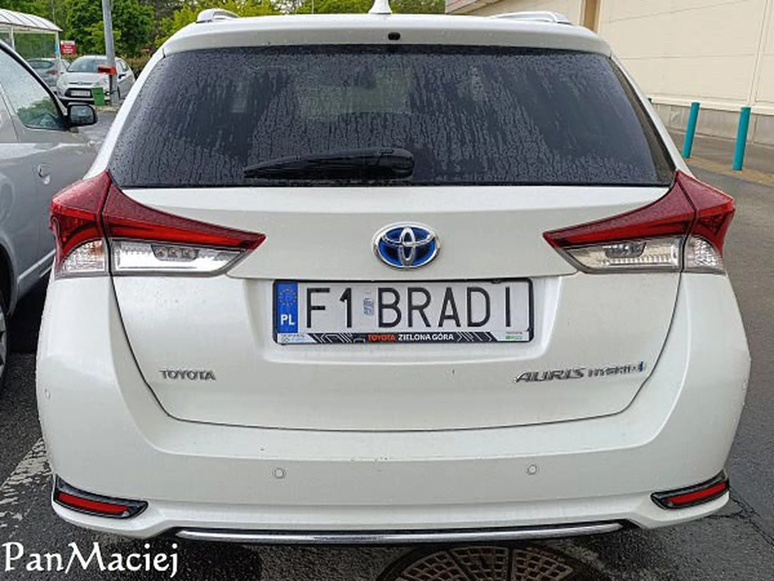 Fajny numer, blacha F1 BRADI