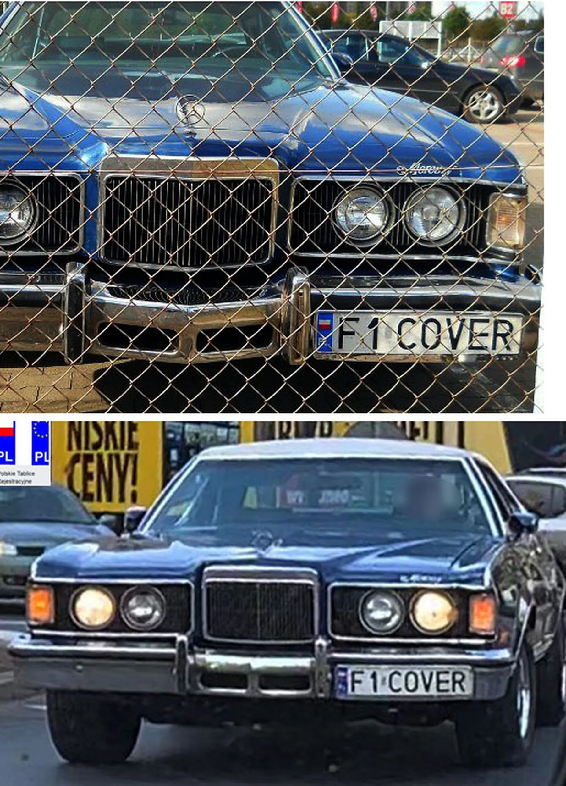 Fajny numer, blacha F1 COVER