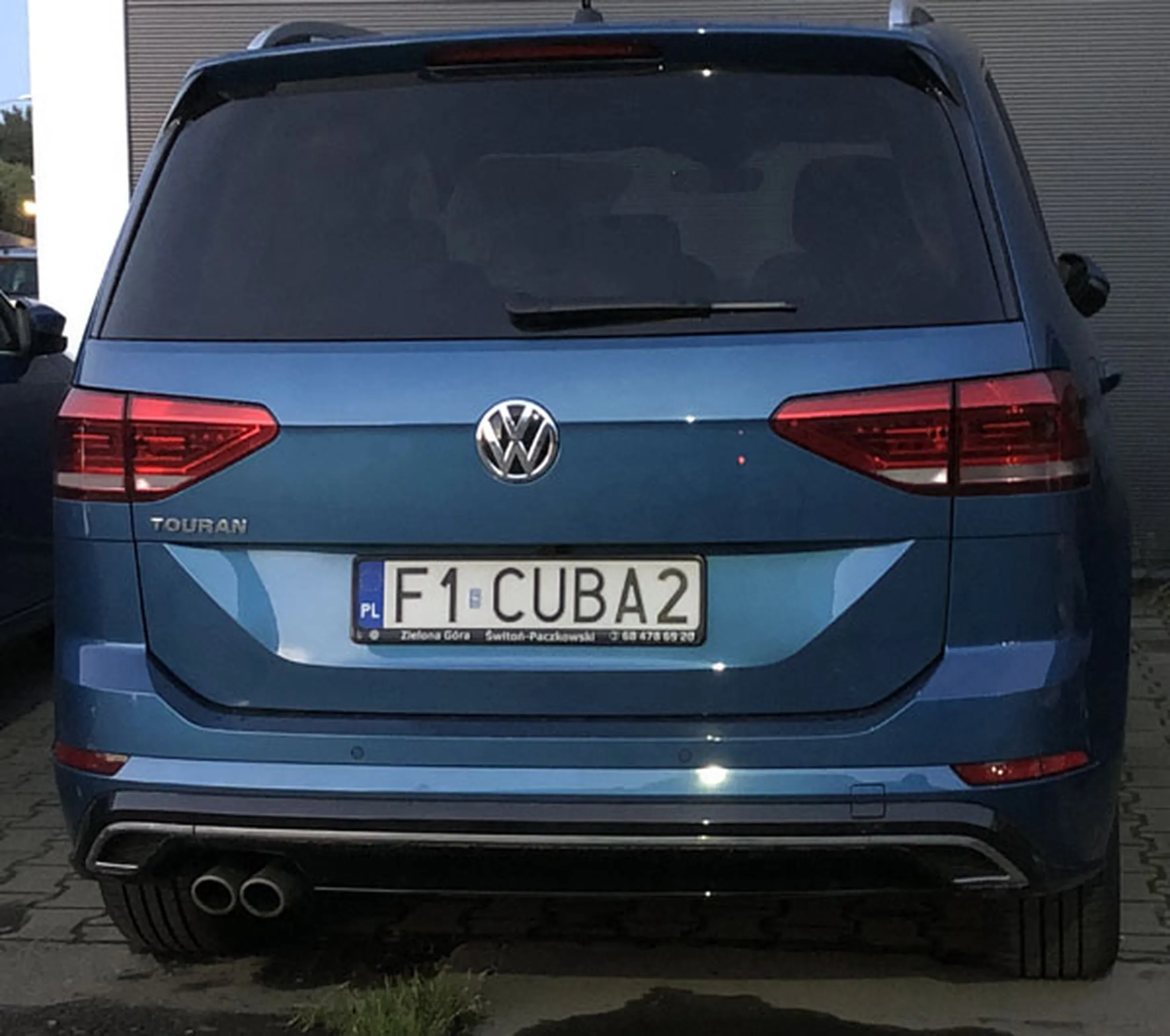 Fajny numer, blacha F1 CUBA2