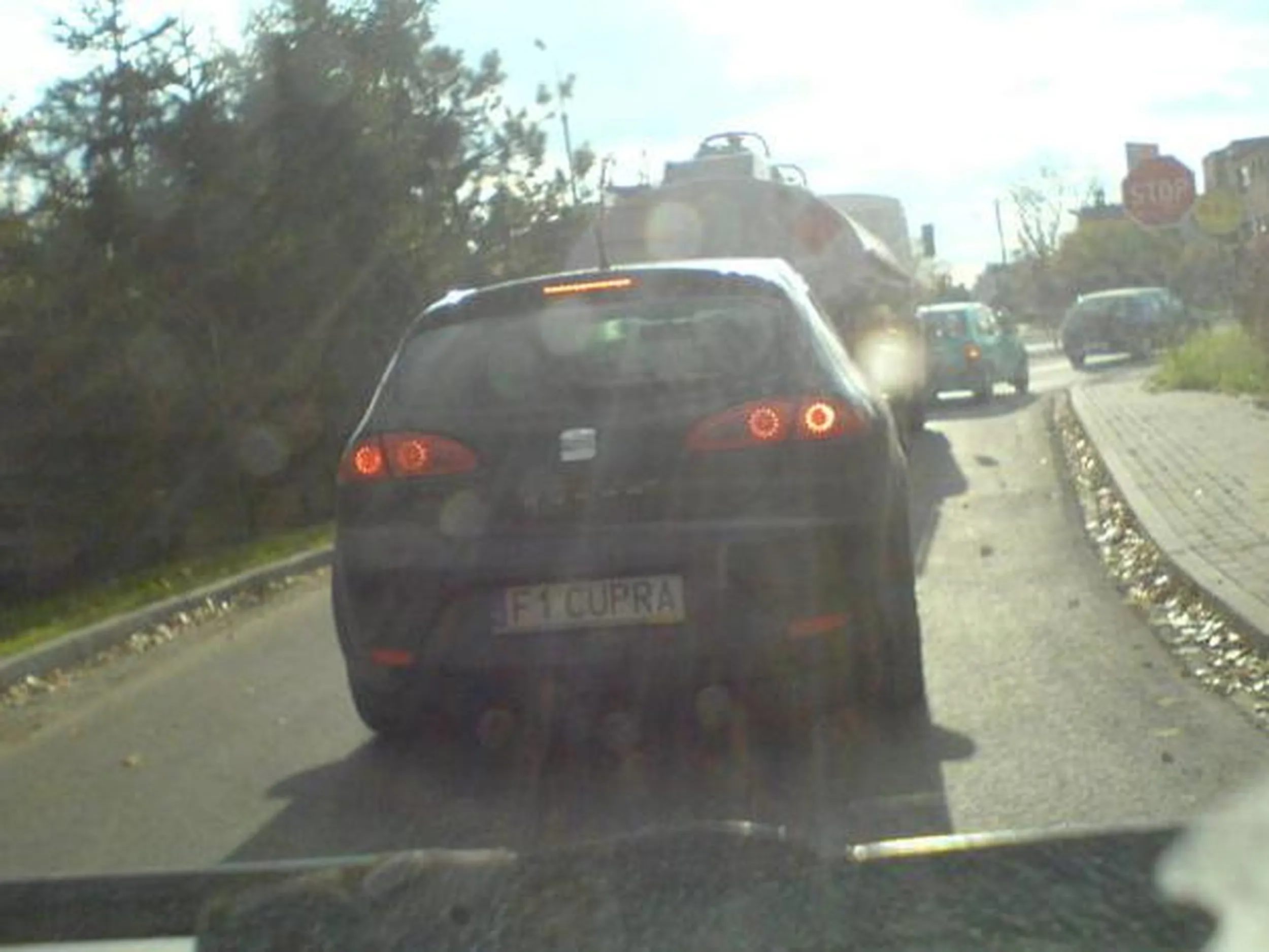 Fajny numer, blacha F1 CUPRA