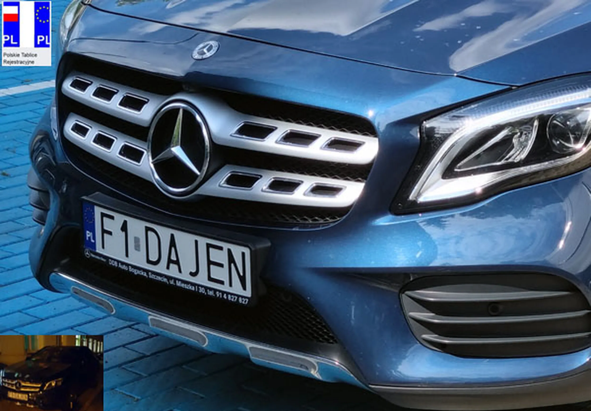 Fajny numer, blacha F1 DAJEN
