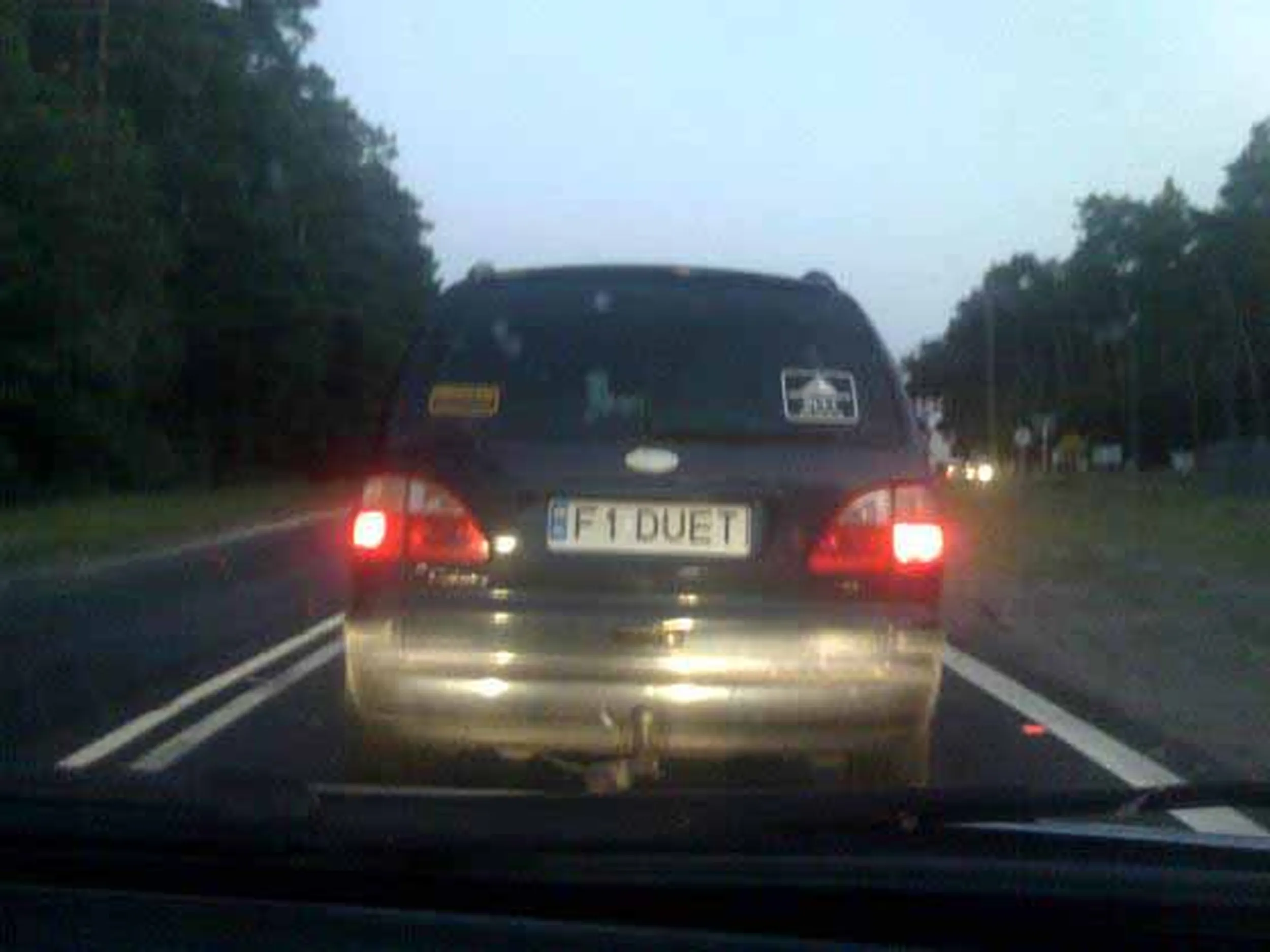 Fajny numer, blacha F1 DUET