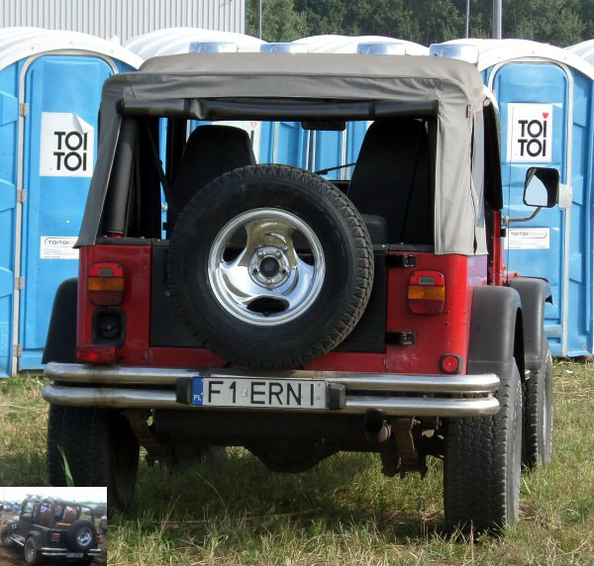 Fajny numer, blacha F1 ERNI