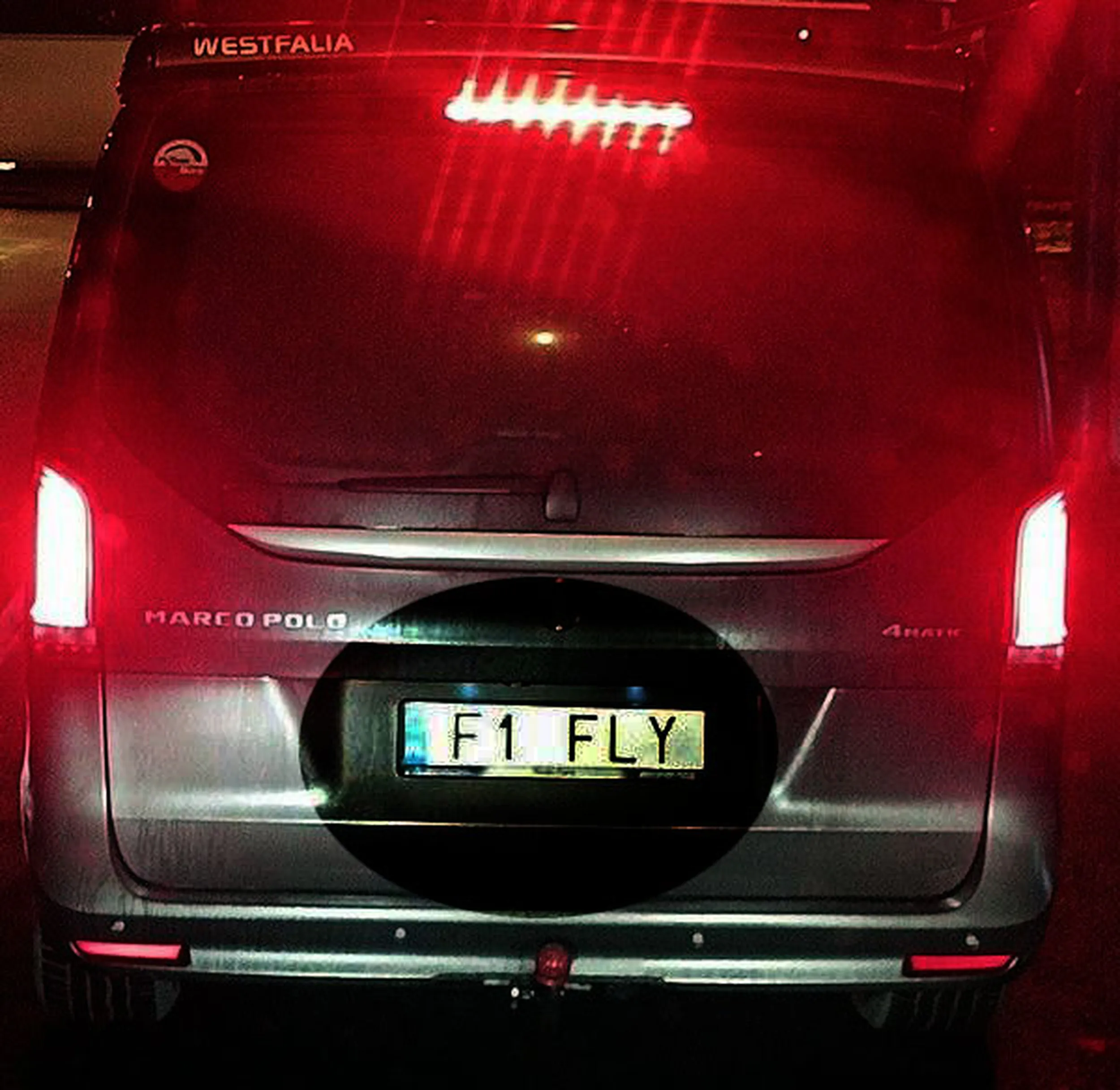 Fajny numer, blacha F1 FLY