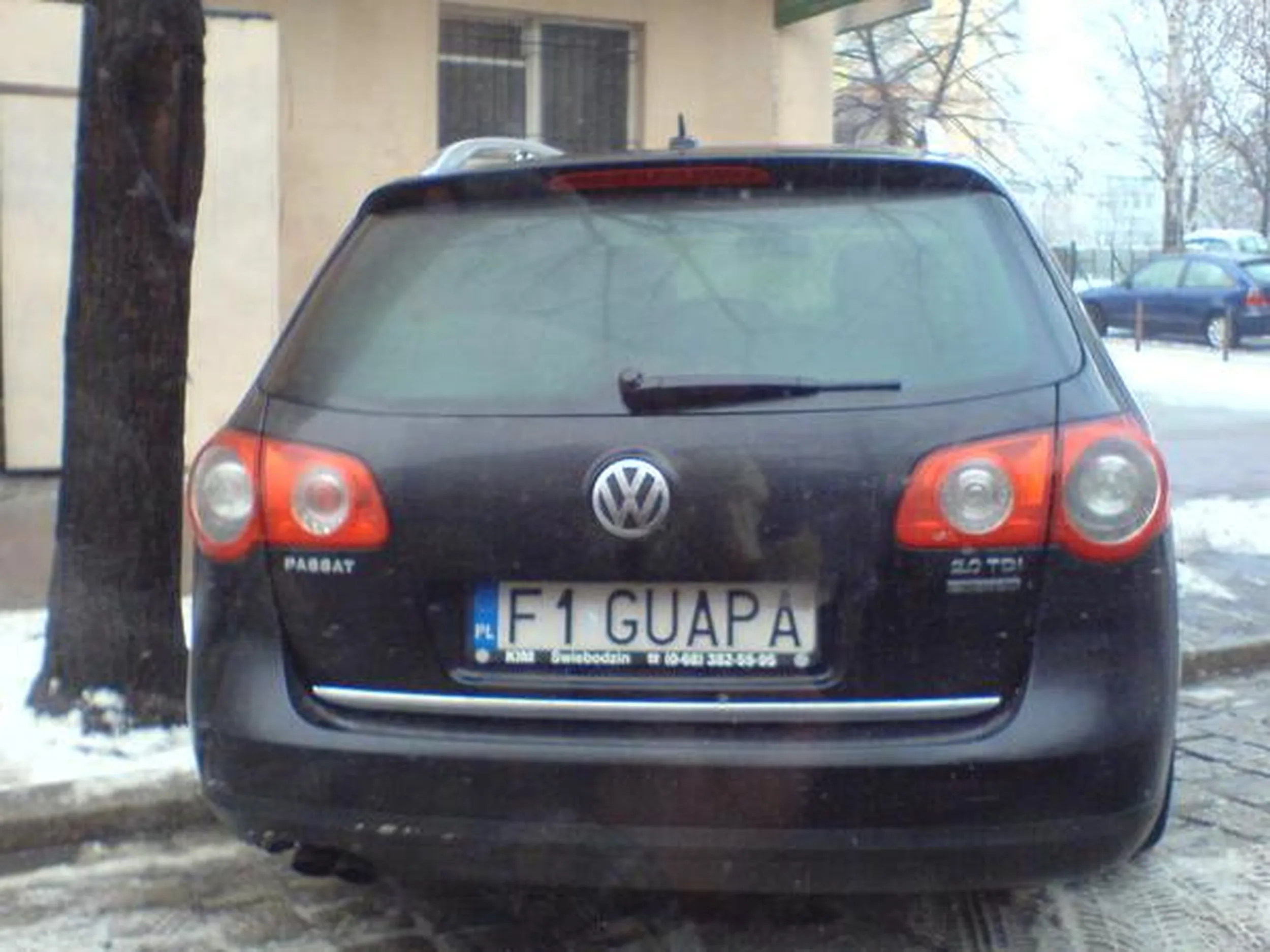 Fajny numer, blacha F1 GUAPA