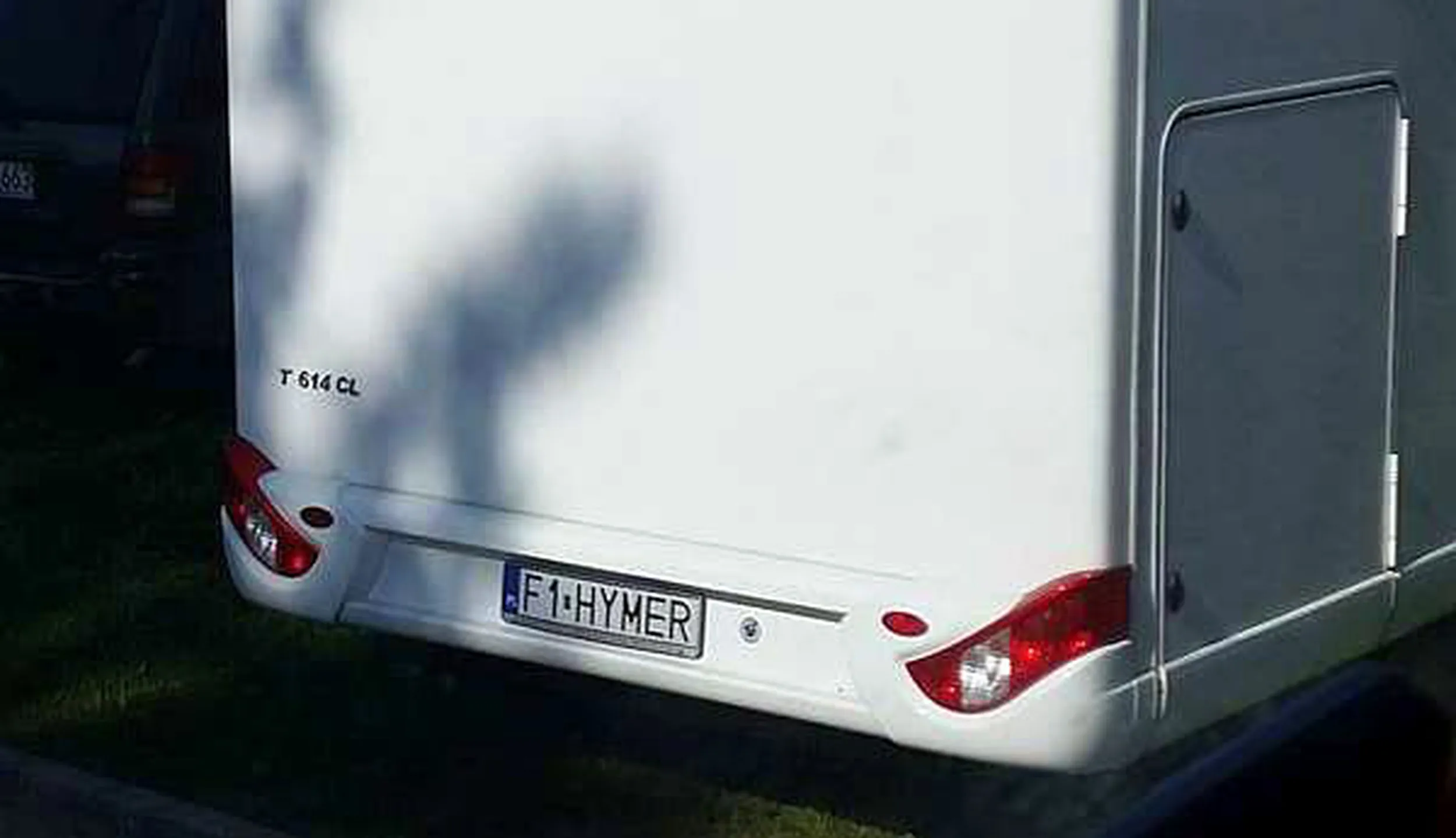 Fajny numer, blacha F1 HYMER