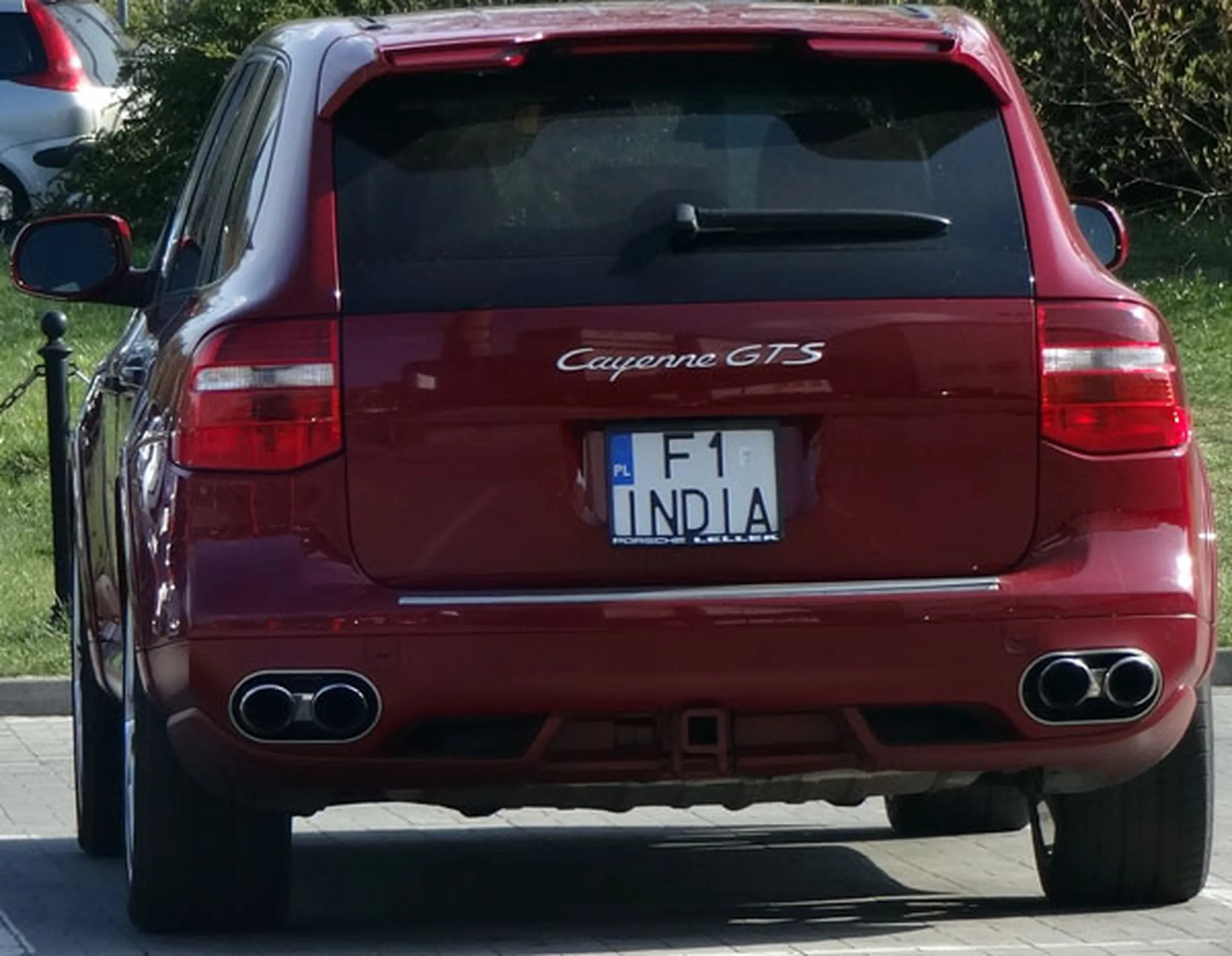 Fajny numer, blacha F1 INDIA