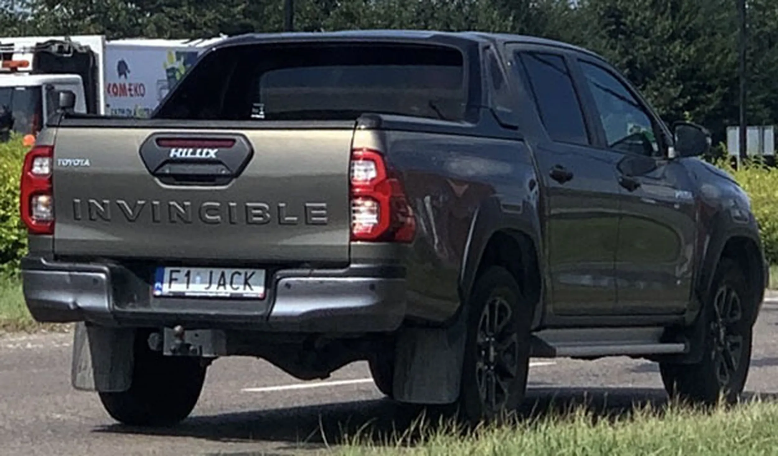 Fajny numer, blacha F1 JACK