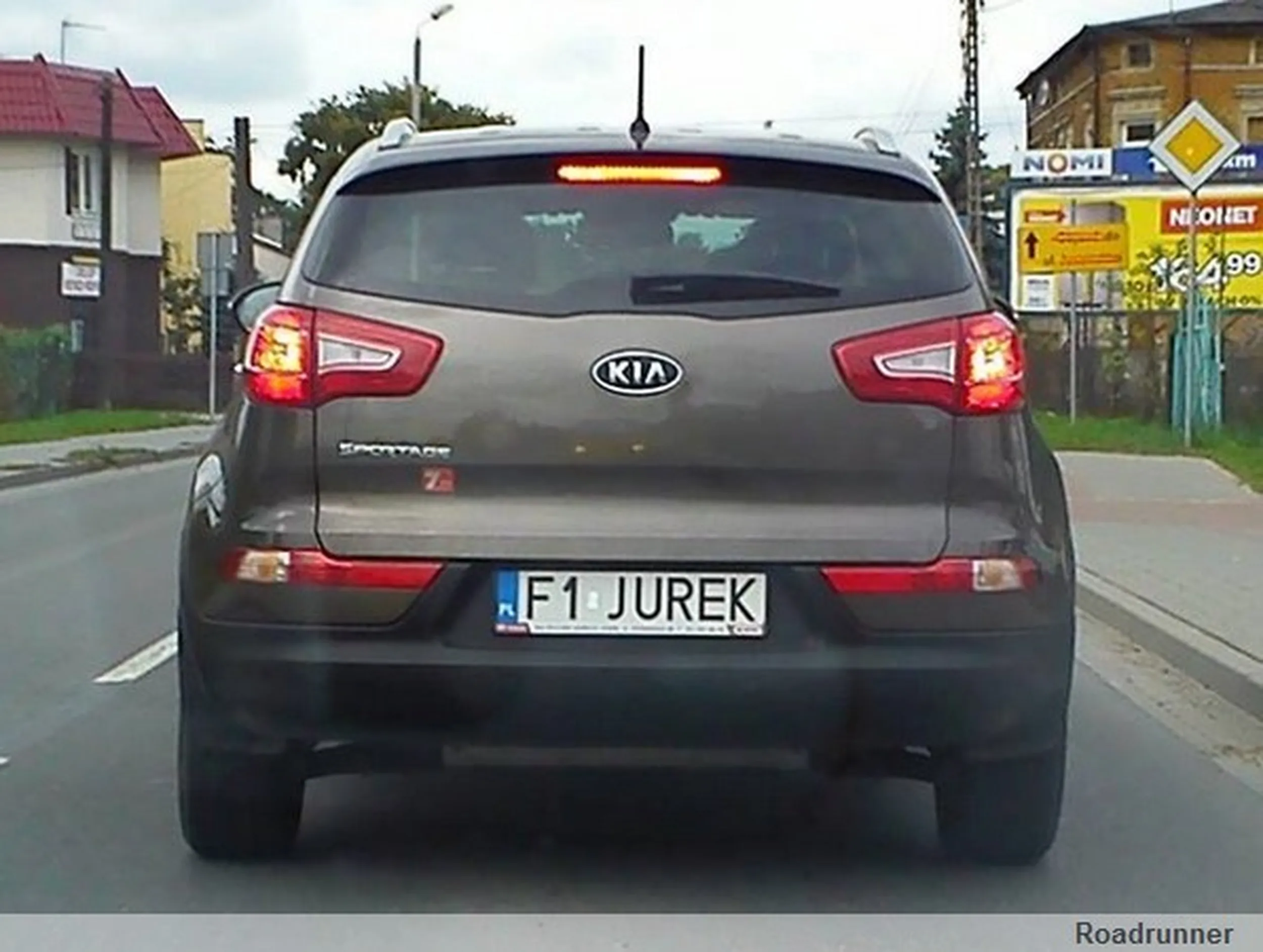 Fajny numer, blacha F1 JUREK