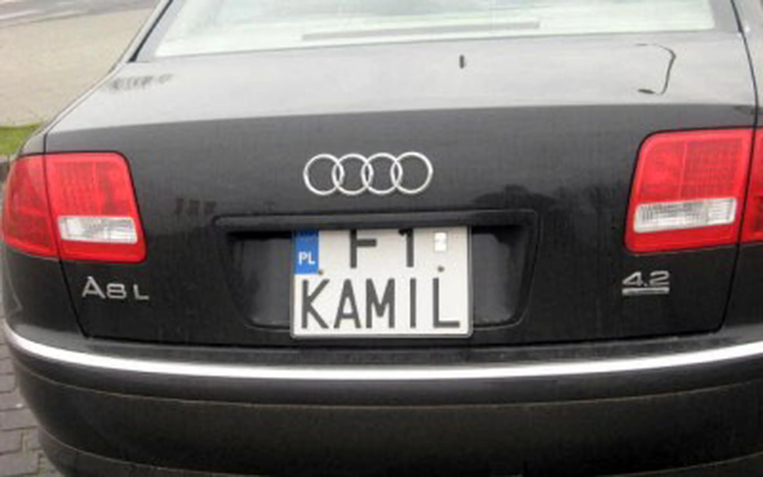 Fajny numer, blacha F1 KAMIL