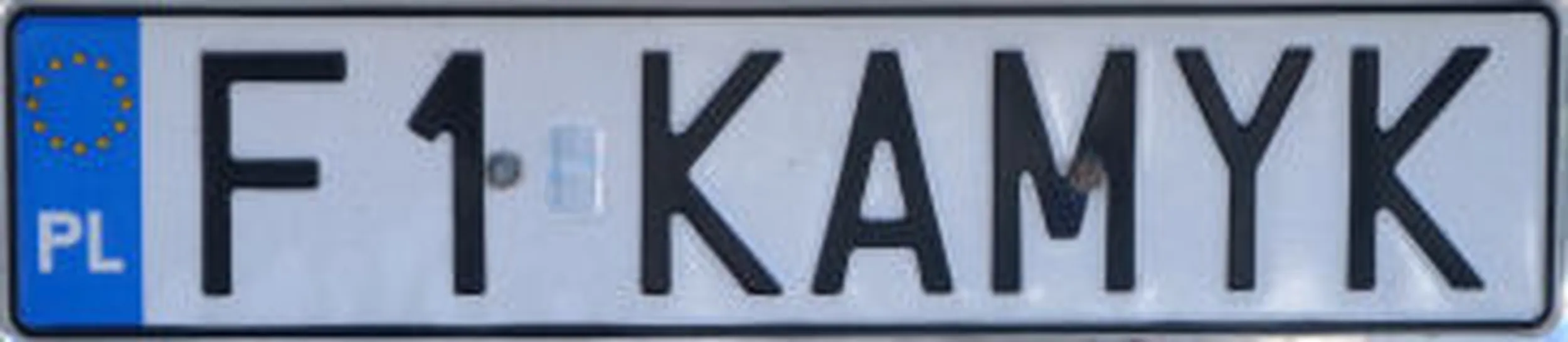 Fajny numer, blacha F1 KAMYK