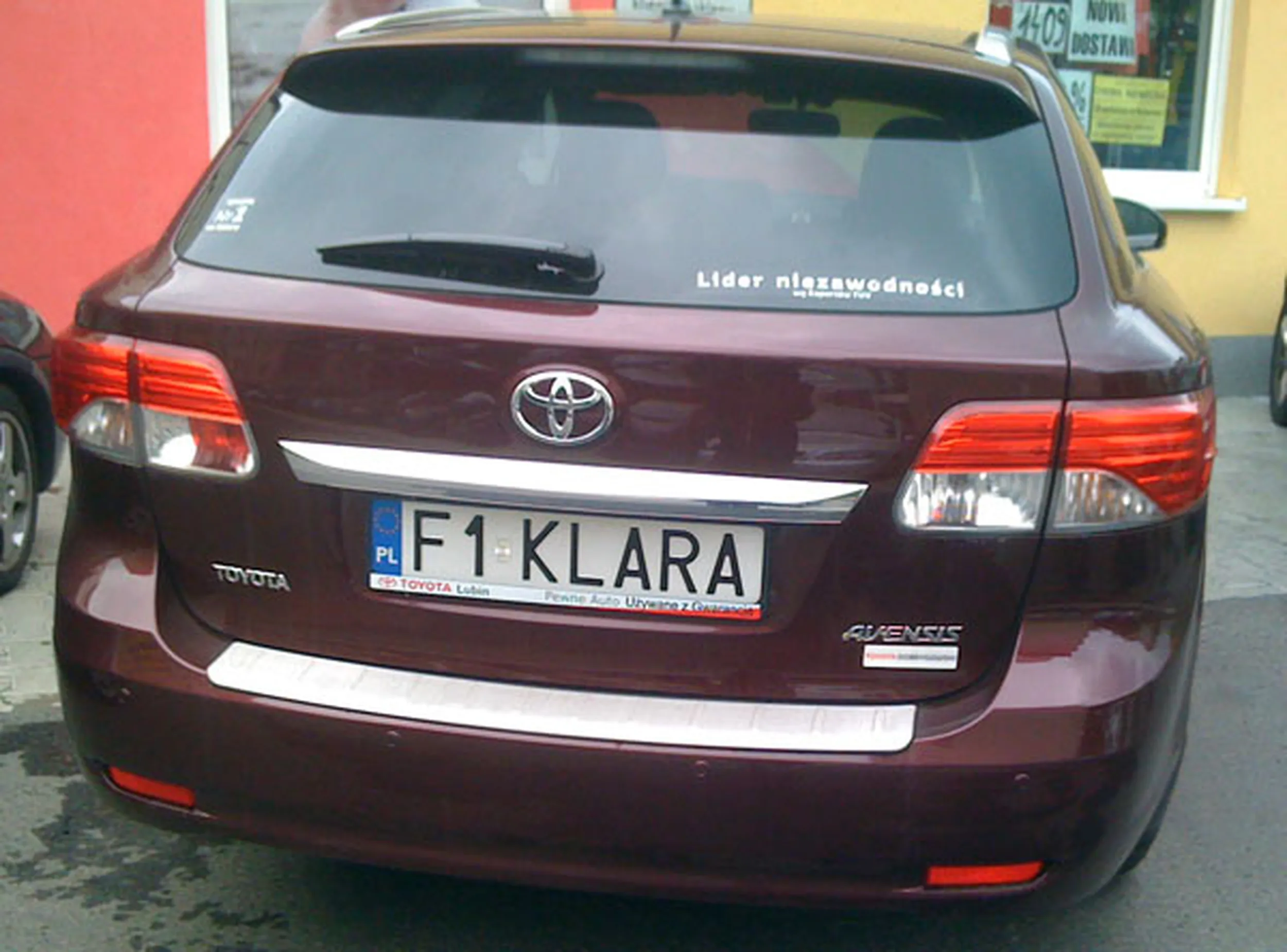 Fajny numer, blacha F1 KLARA