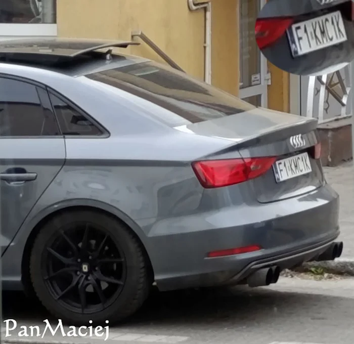 Fajny numer, blacha F1 KMC1K