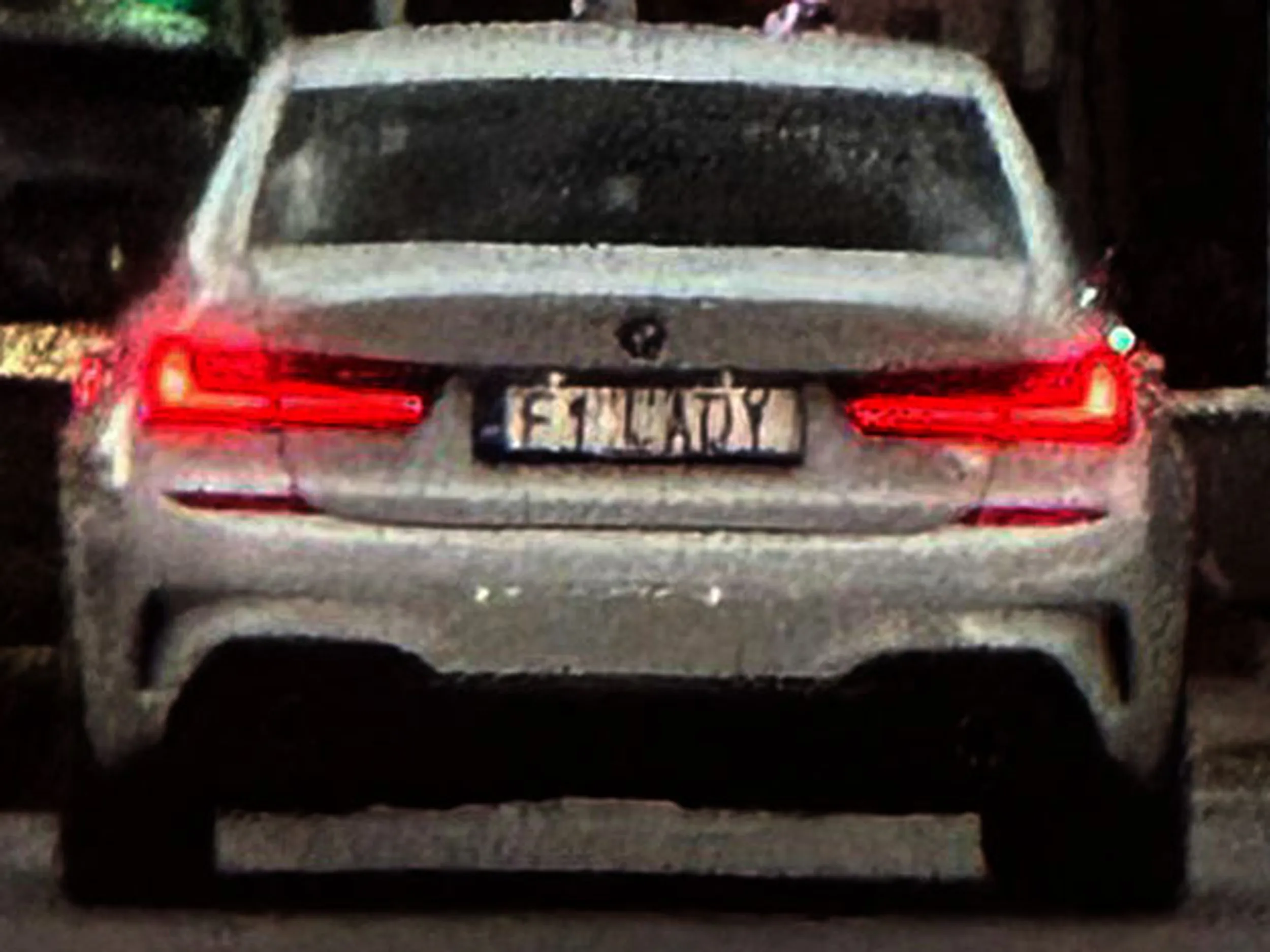 Fajny numer, blacha F1 LADY