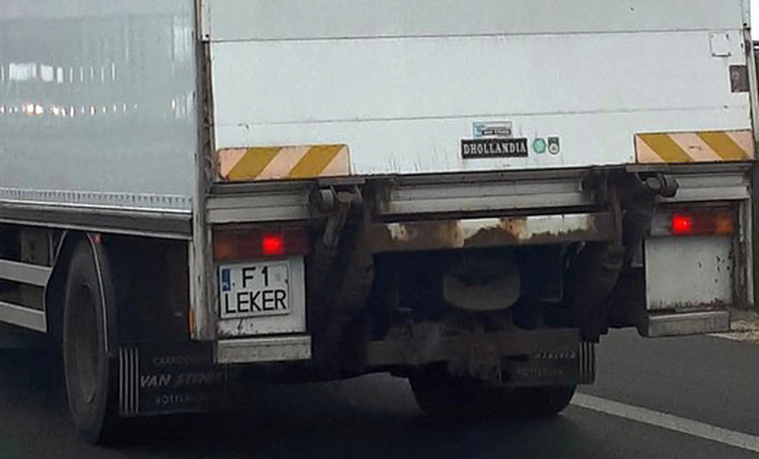 Fajny numer, blacha F1 LEKER