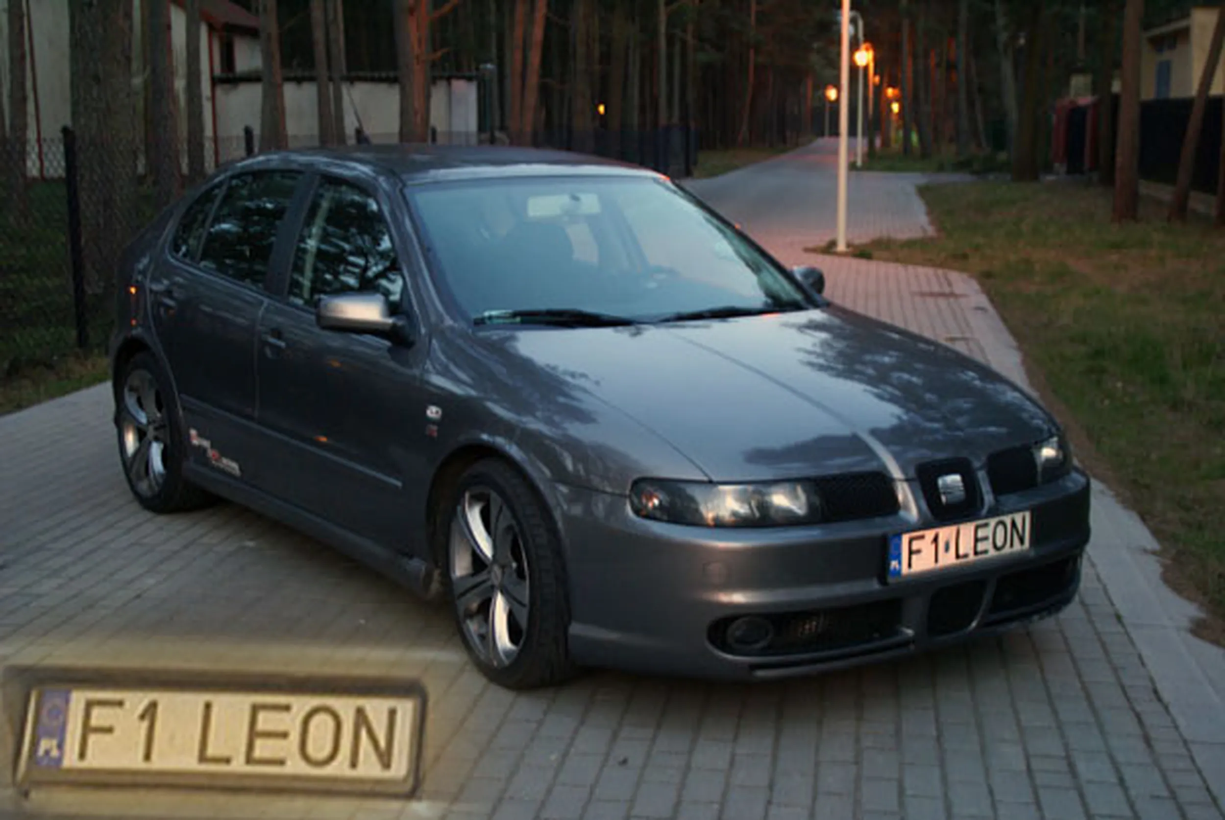 Fajny numer, blacha F1 LEON