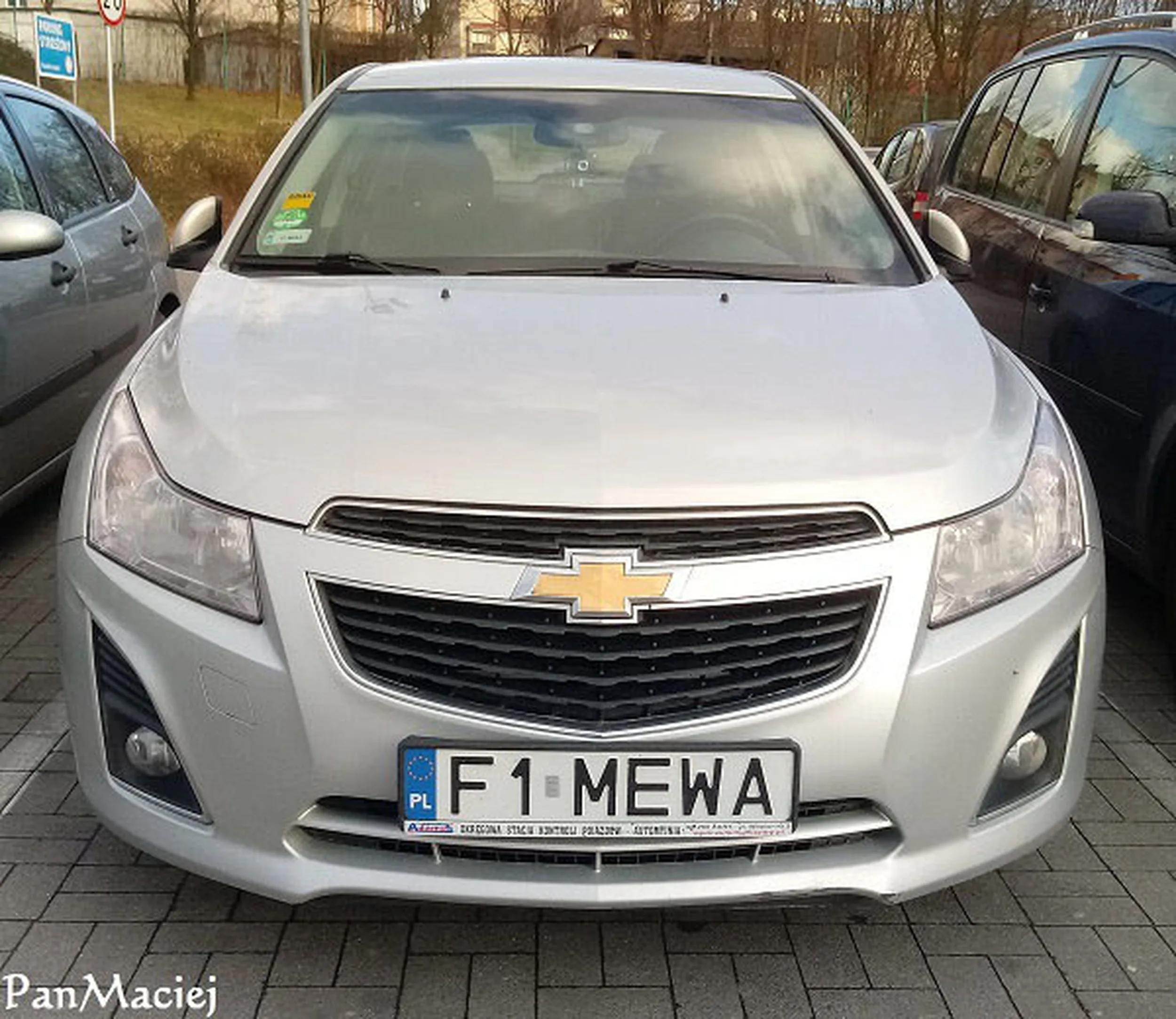 Fajny numer, blacha F1 MEWA