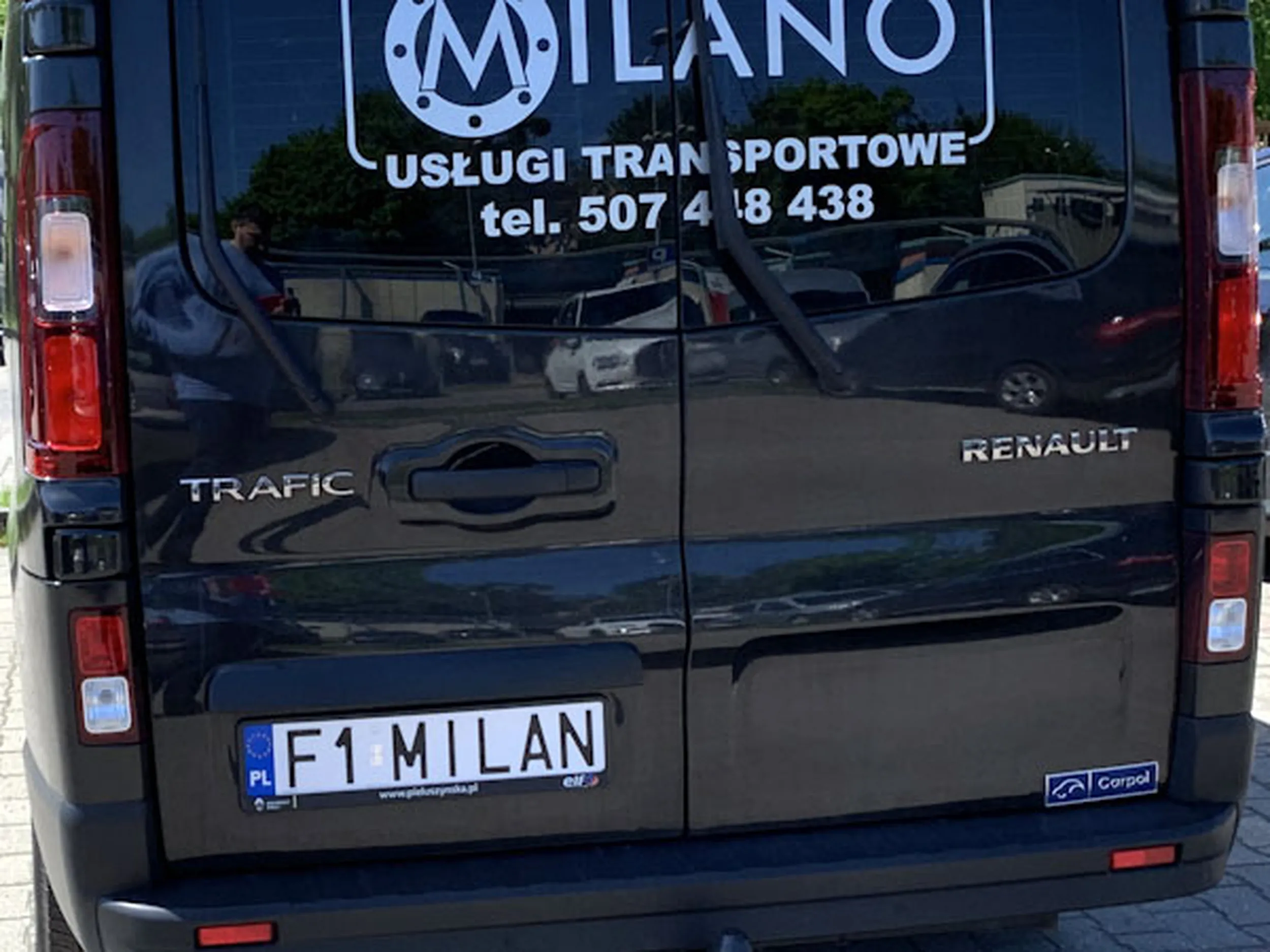 Fajny numer, blacha F1 MILAN