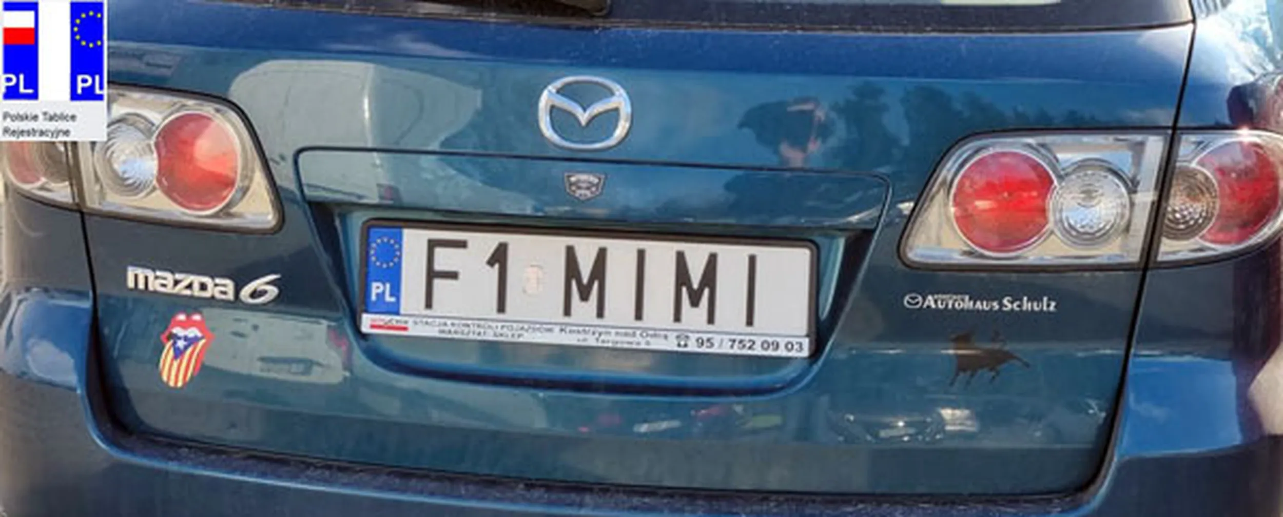 Fajny numer, blacha F1 MIMI