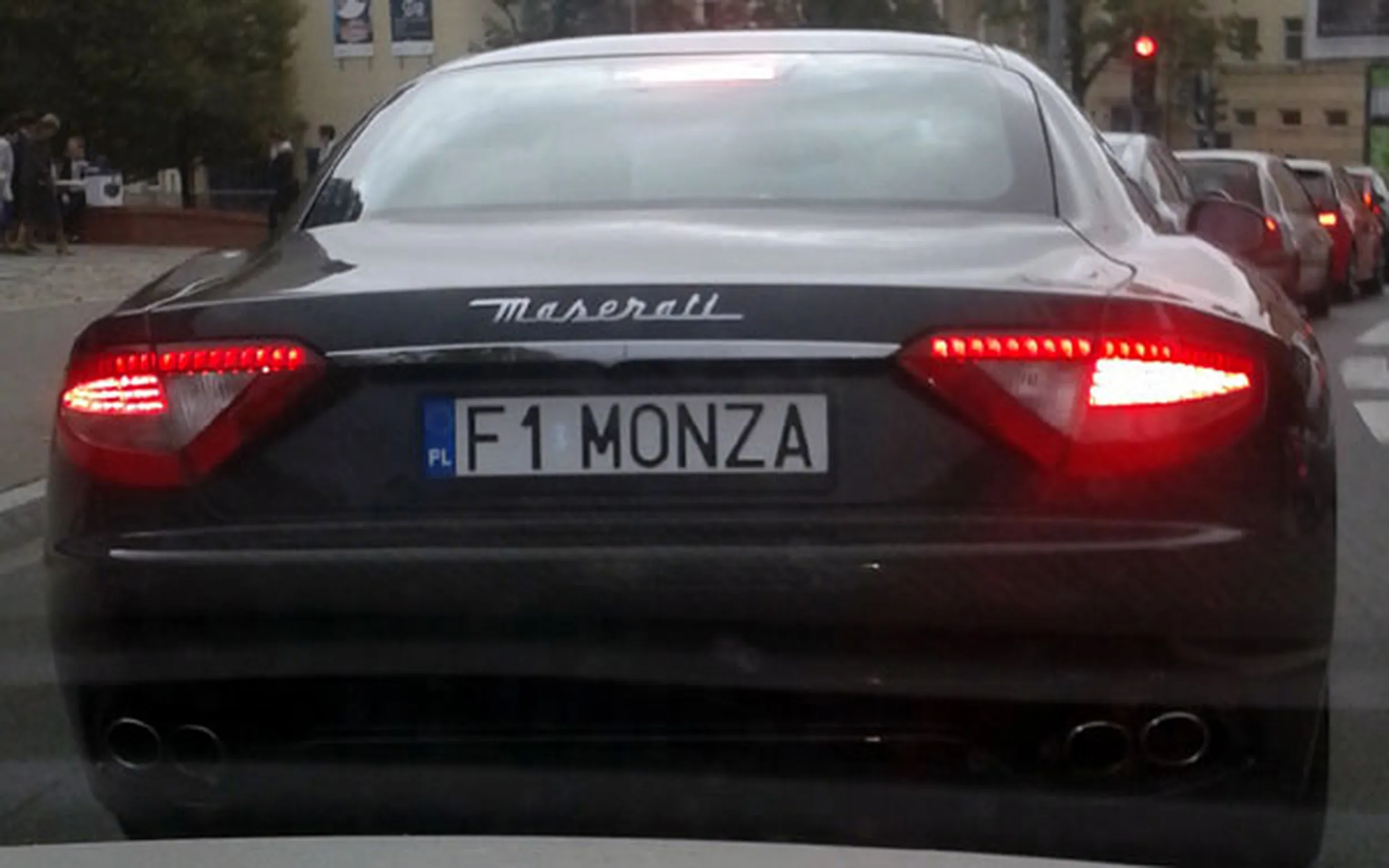 Fajny numer, blacha F1 MONZA