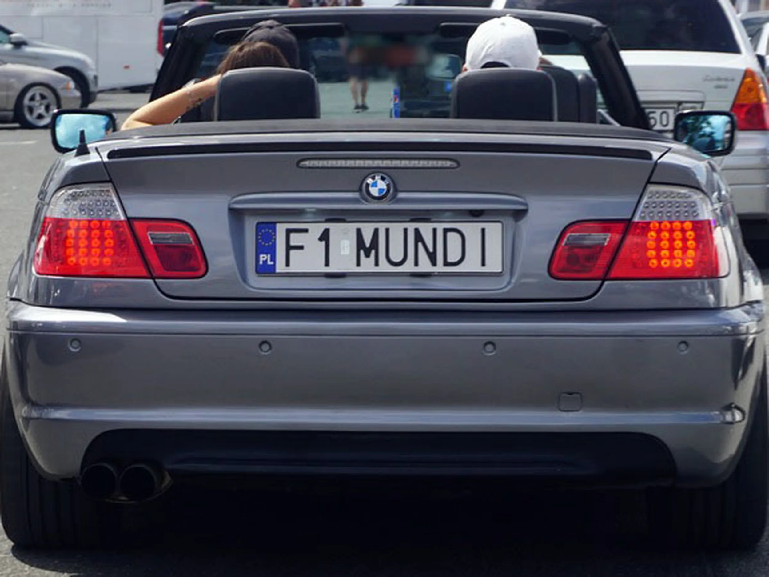 Fajny numer, blacha F1 MUNDI