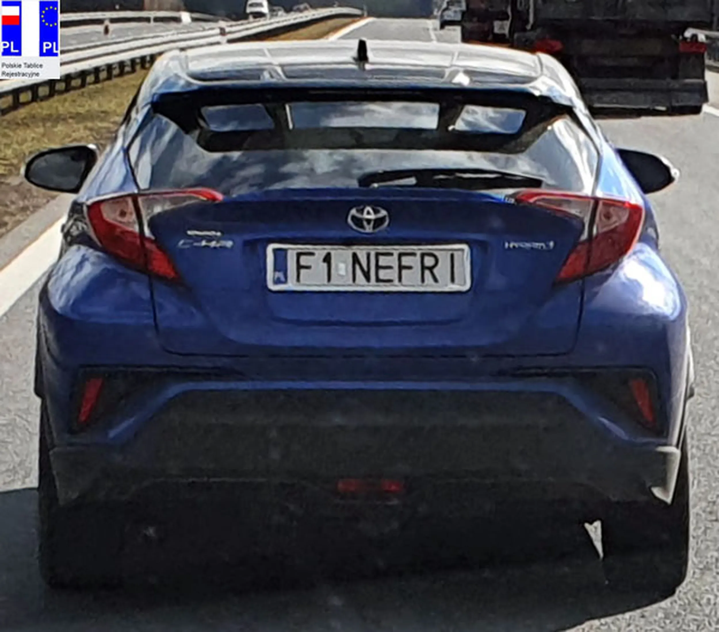 Fajny numer, blacha F1 NEFRI