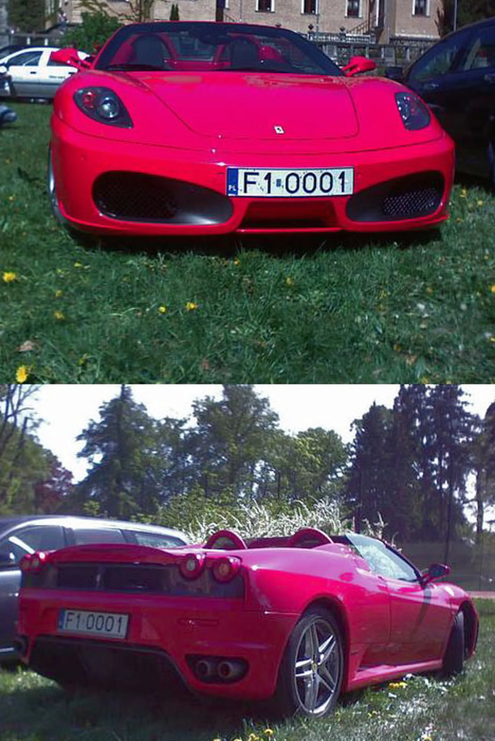 Fajny numer, blacha F1 OOO1